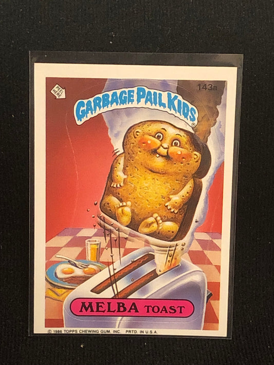 Garbage Pail Kids Original Series 4 (os4) 143a Melba Toast