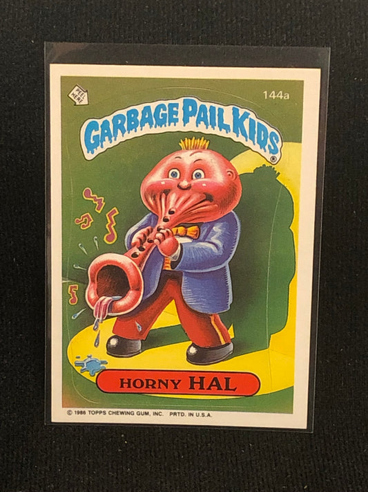 Garbage Pail Kids Original Series 4 (os4) 144a Horny Hal