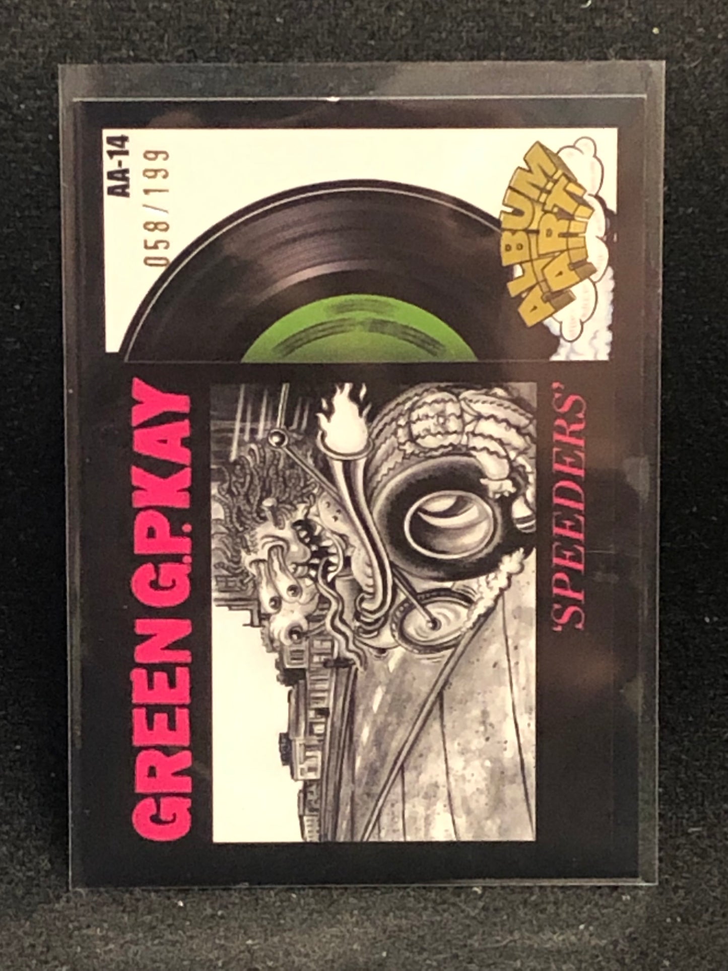 Garbage Pail Kids x Battle Of The Bands Green Day Black Border Cards /199