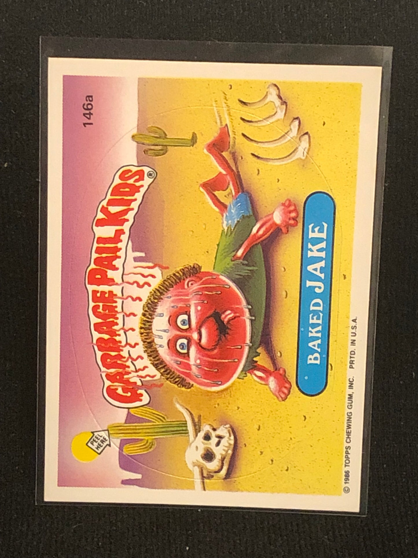 Garbage Pail Kids Original Series 4 (os4) 146a Baked Jake