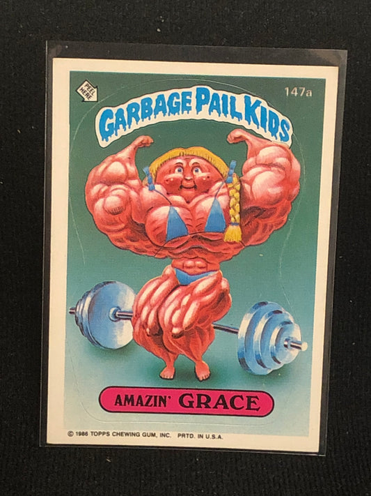 Garbage Pail Kids Original Series 4 (os4) 147a Amazin Grace