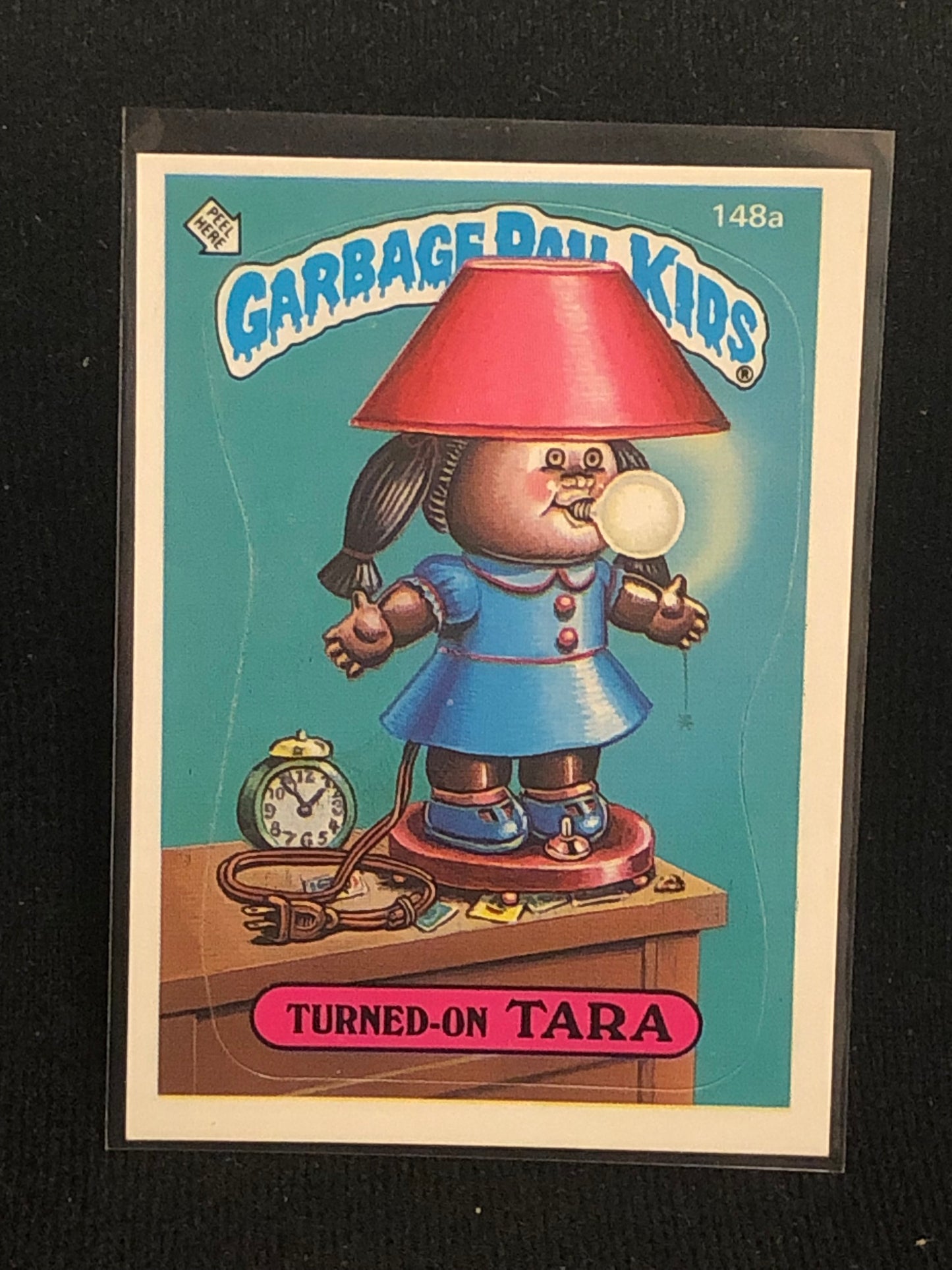 Garbage Pail Kids Original Series 4 (os4) 148a Turned On Tara