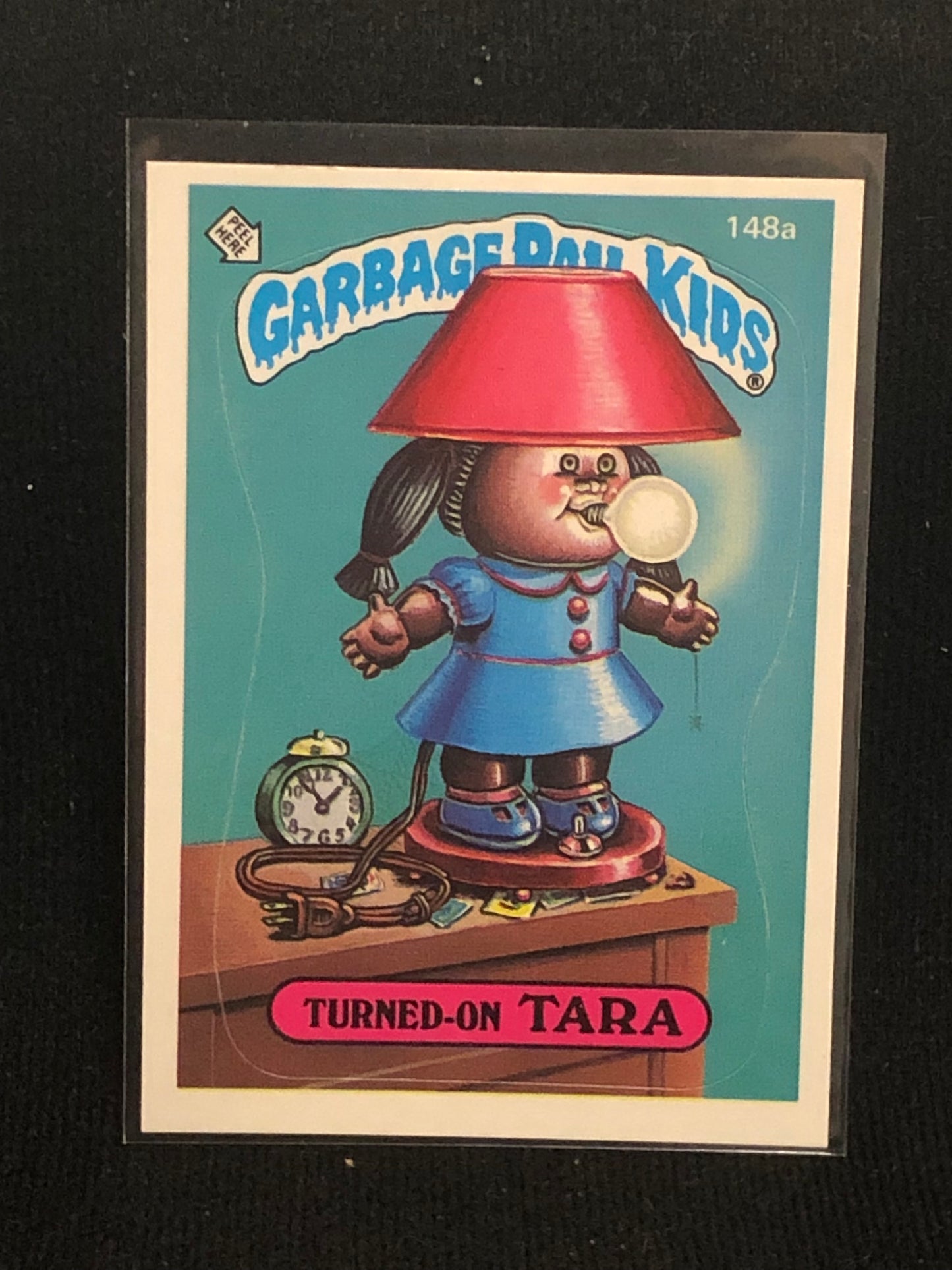 Garbage Pail Kids Original Series 4 (os4) 148a Turned On Tara