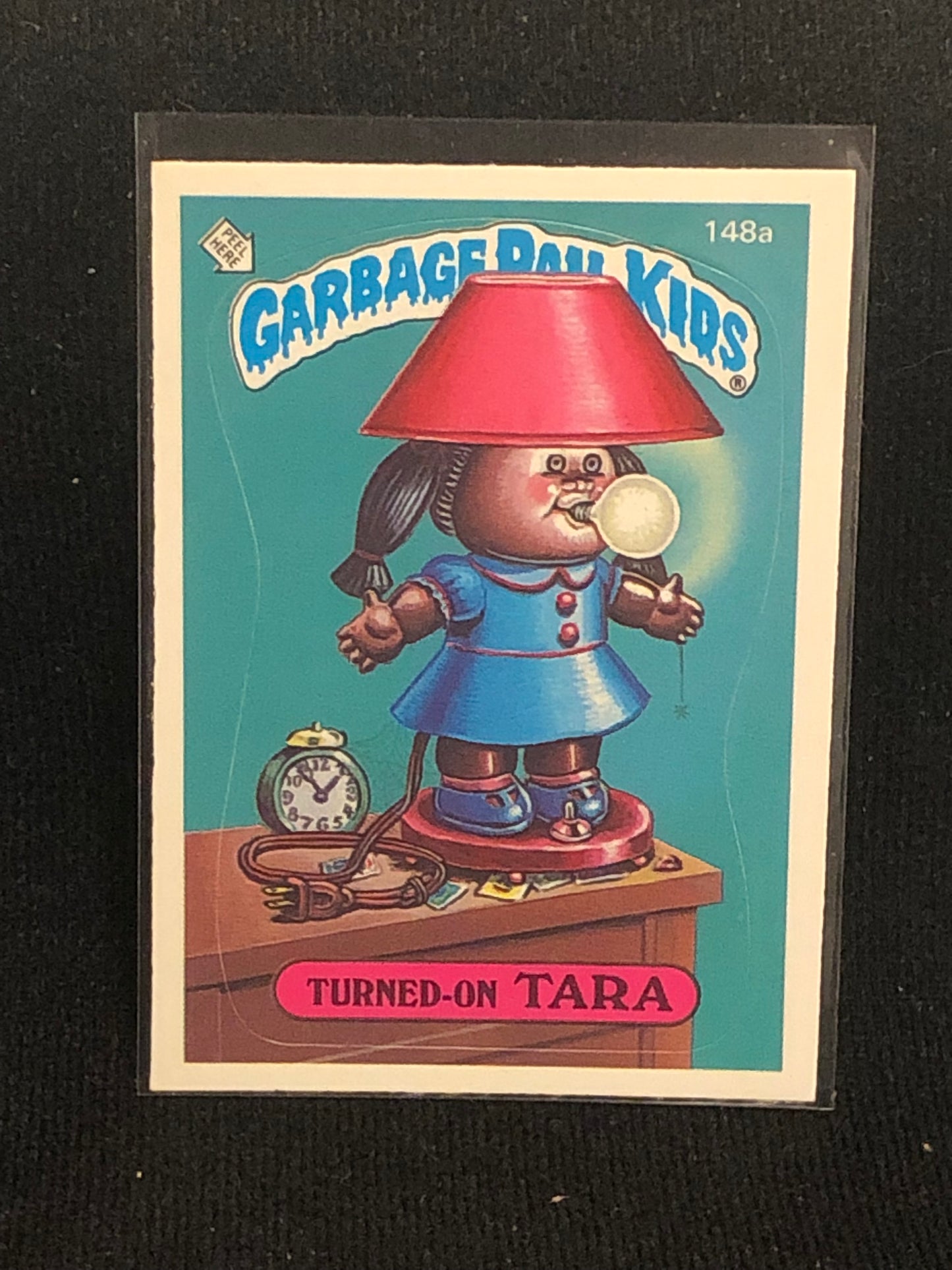 Garbage Pail Kids Original Series 4 (os4) 148a Turned On Tara