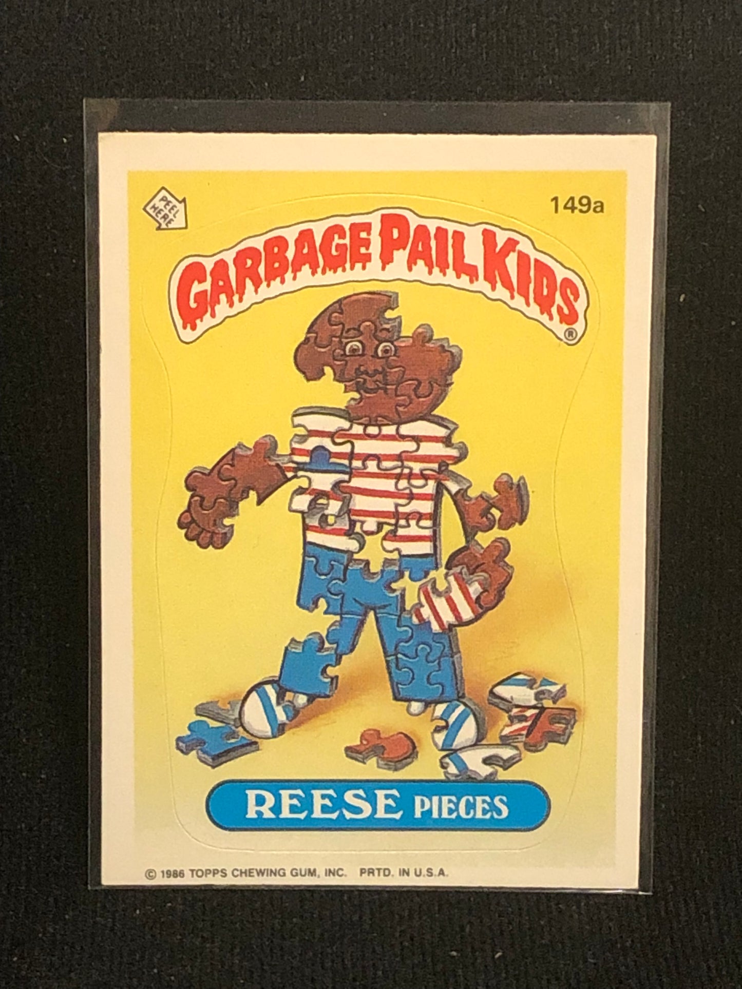 Garbage Pail Kids Original Series 4 (os4) 149a Reese Pieces