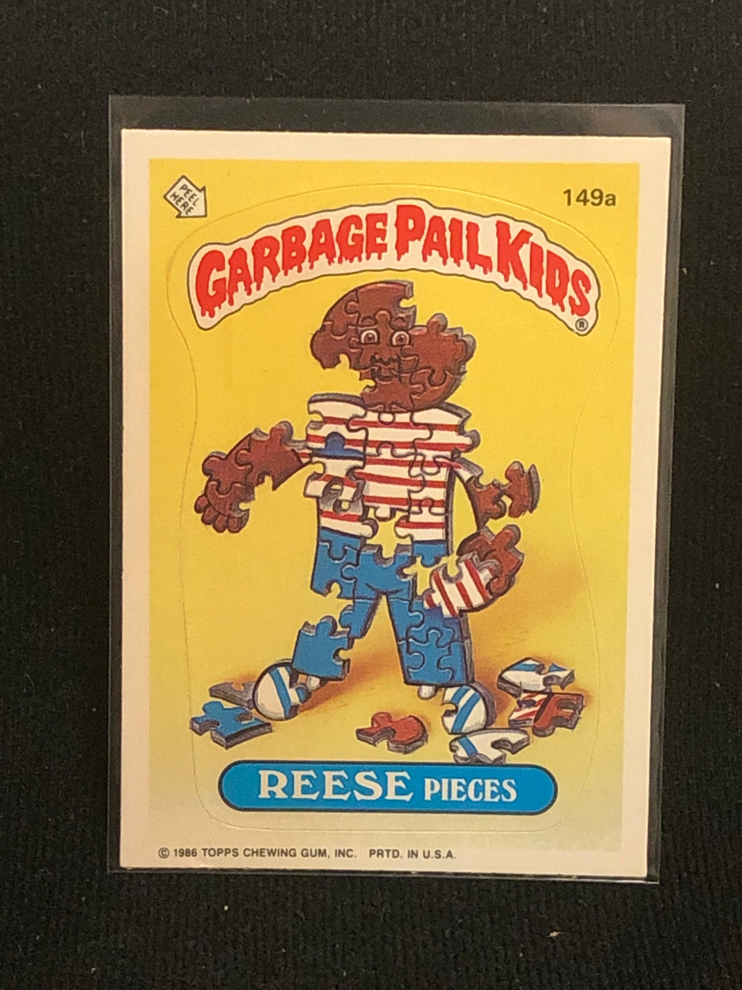 Garbage Pail Kids Original Series 4 (os4) 149a Reese Pieces