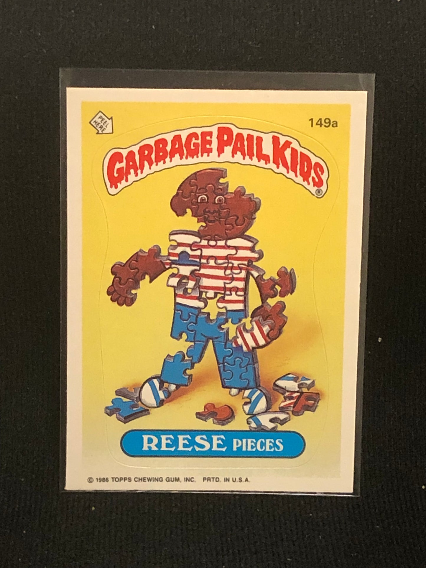 Garbage Pail Kids Original Series 4 (os4) 149a Reese Pieces