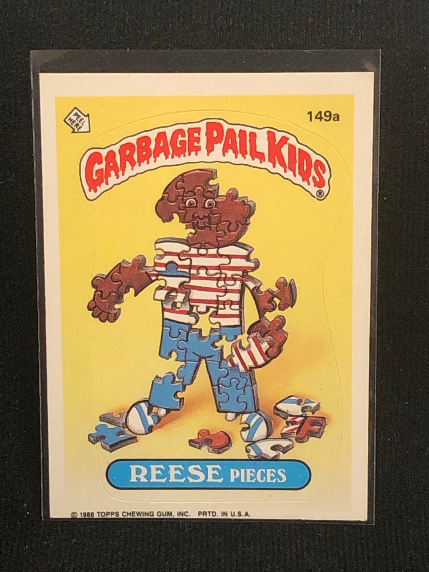 Garbage Pail Kids Original Series 4 (os4) 149a Reese Pieces