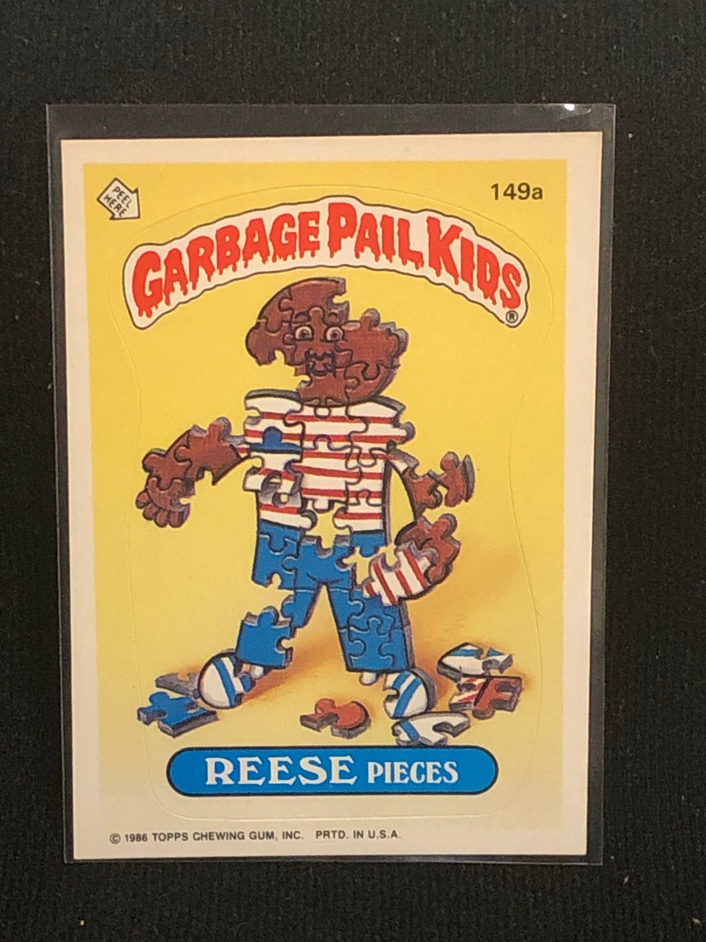 Garbage Pail Kids Original Series 4 (os4) 149a Reese Pieces