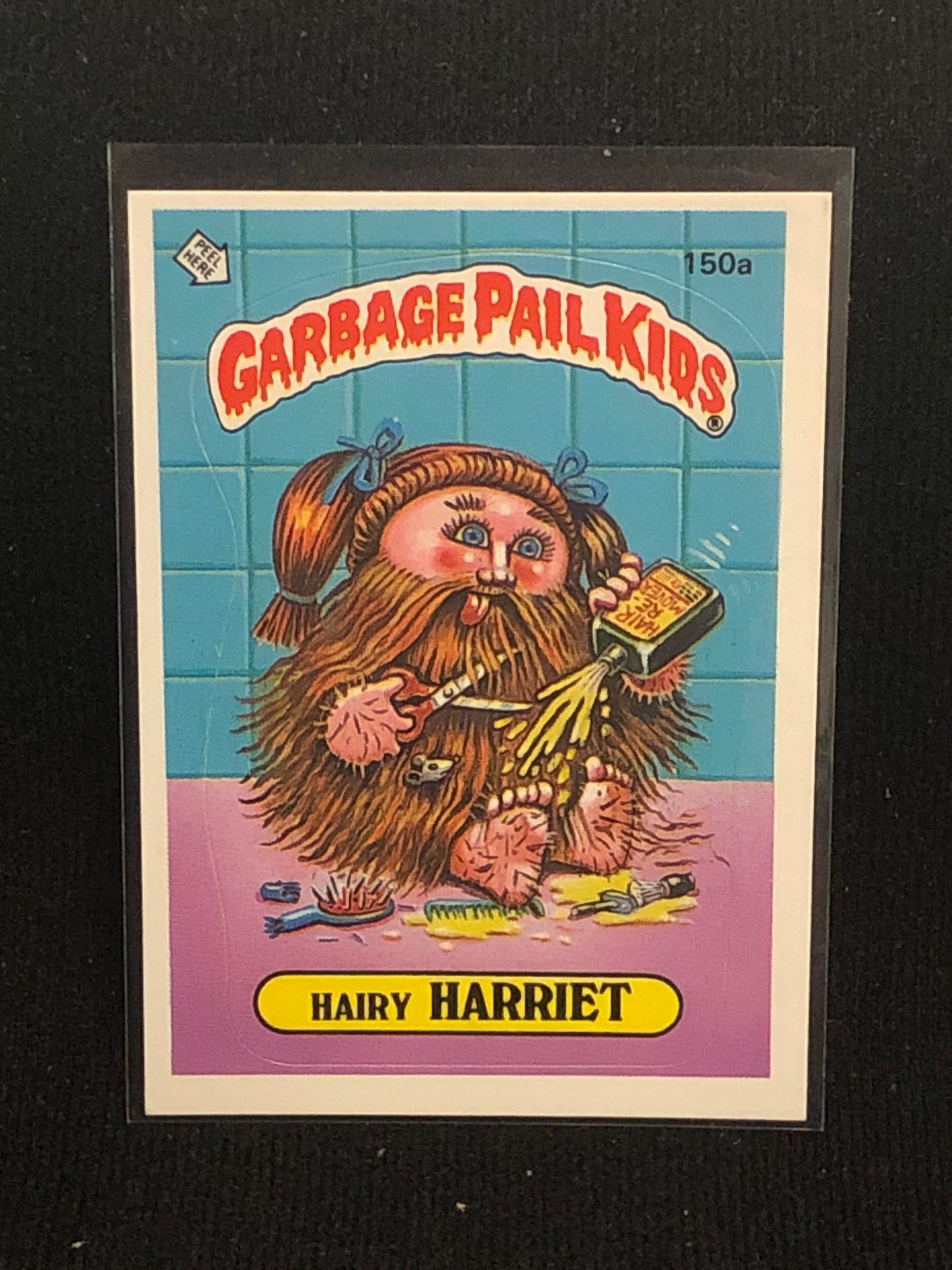 Garbage Pail Kids Original Series 4 (os4) 150a Hairy Harriet