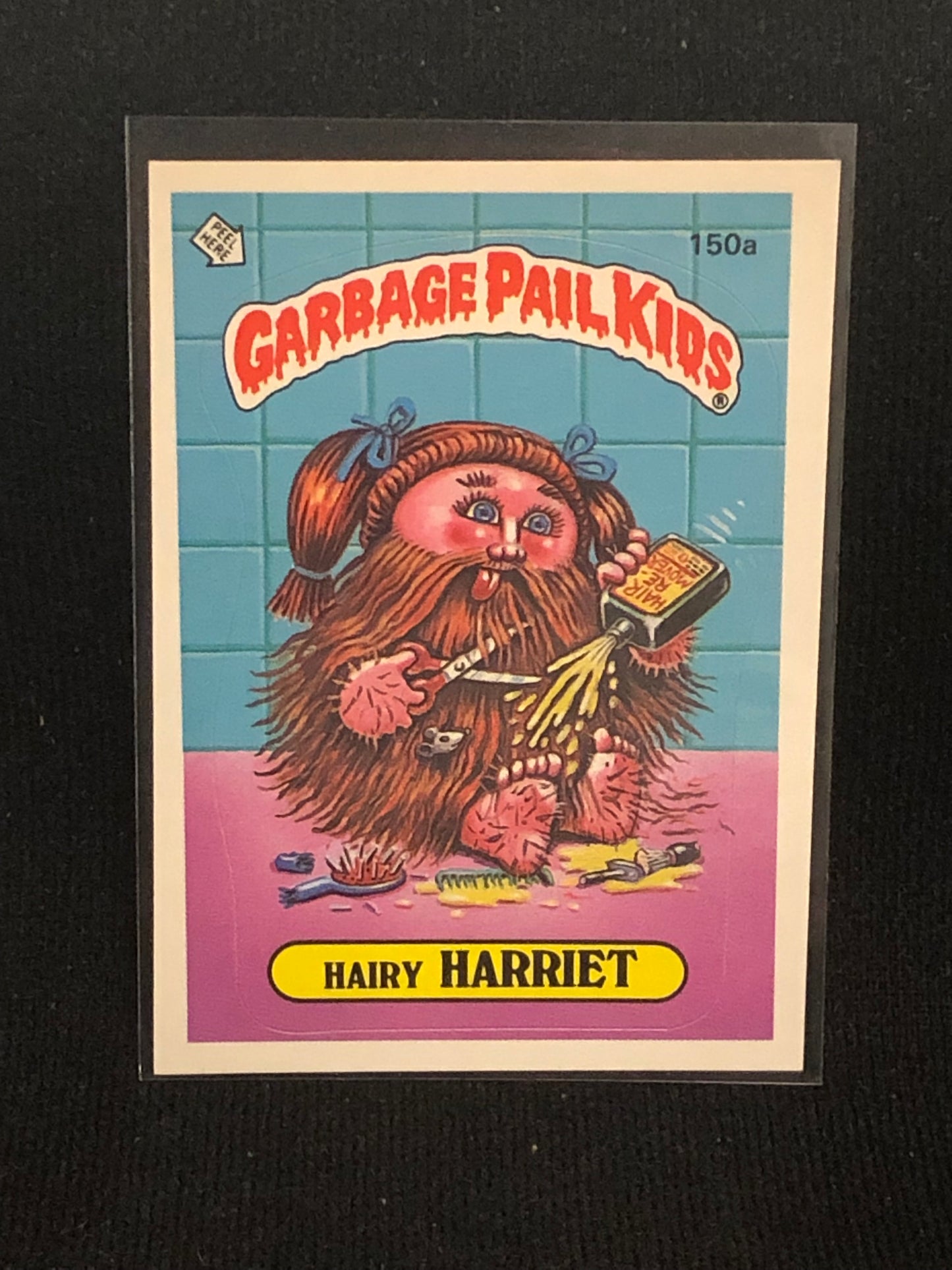 Garbage Pail Kids Original Series 4 (os4) 150a Hairy Harriet