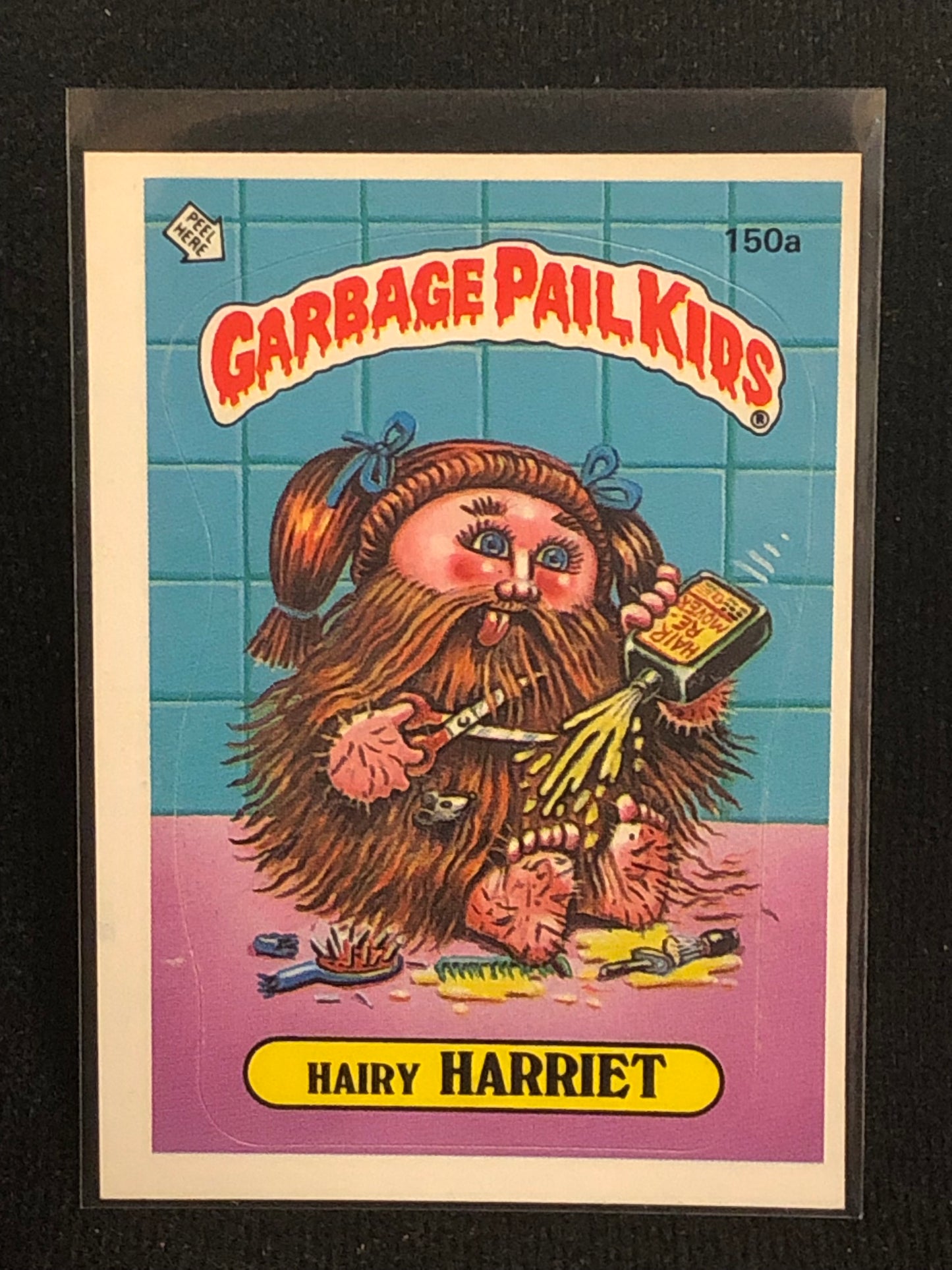 Garbage Pail Kids Original Series 4 (os4) 150a Hairy Harriet