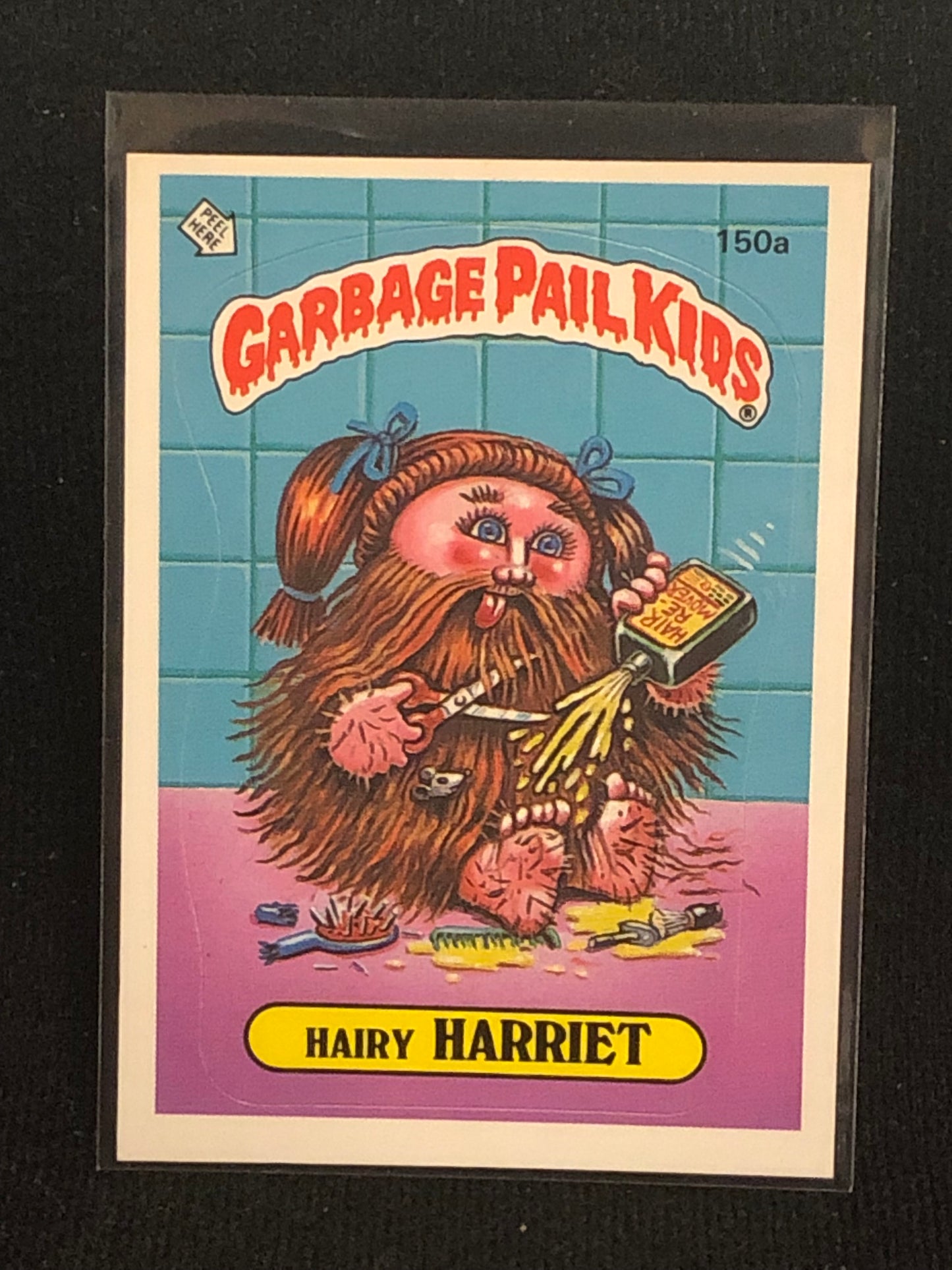 Garbage Pail Kids Original Series 4 (os4) 150a Hairy Harriet