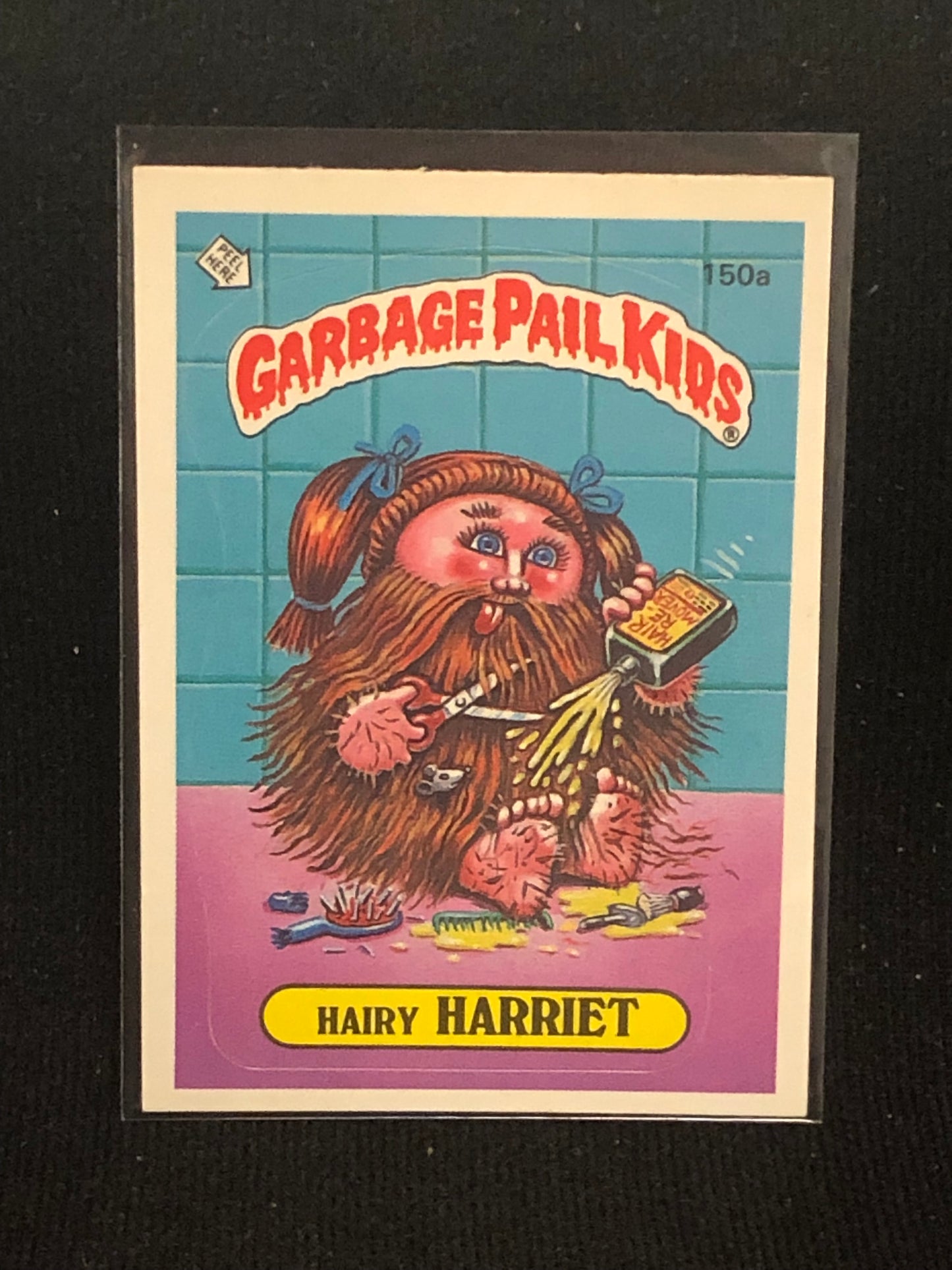 Garbage Pail Kids Original Series 4 (os4) 150a Hairy Harriet