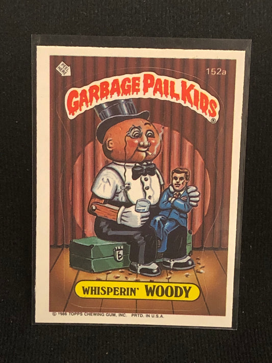 Garbage Pail Kids Original Series 4 (os4) 152a Whisperin Woody