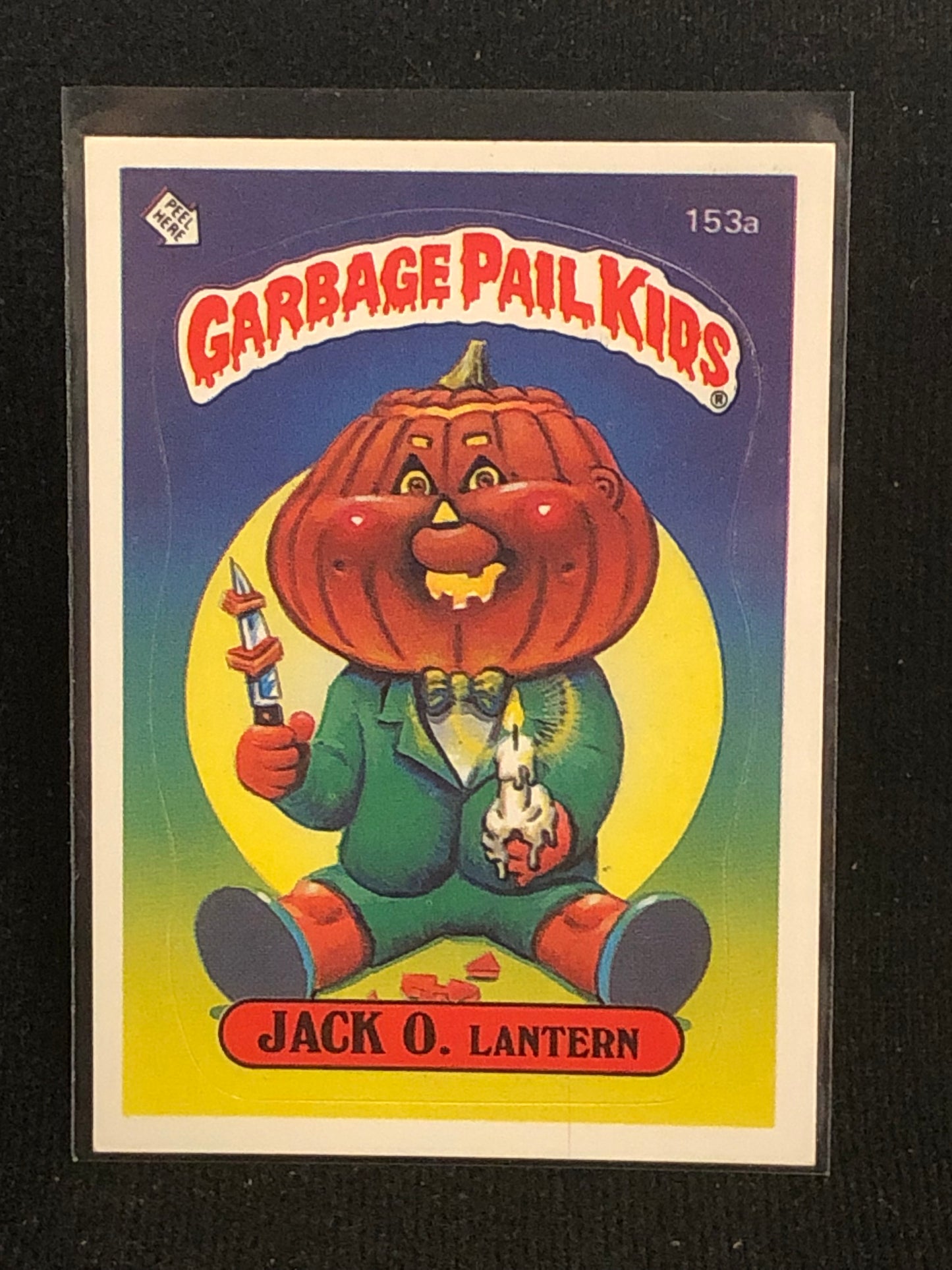 Garbage Pail Kids Original Series 4 (os4) 153a Jack O Lantern