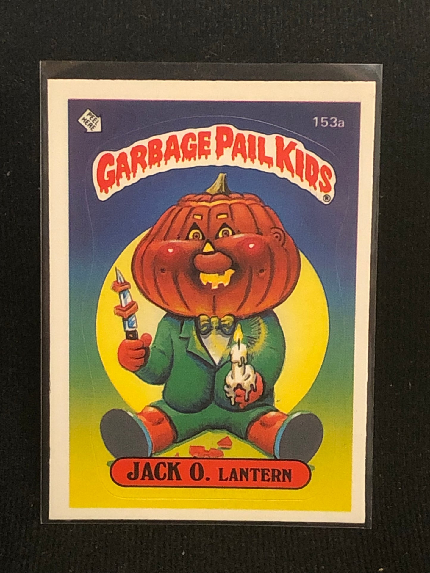 Garbage Pail Kids Original Series 4 (os4) 153a Jack O Lantern