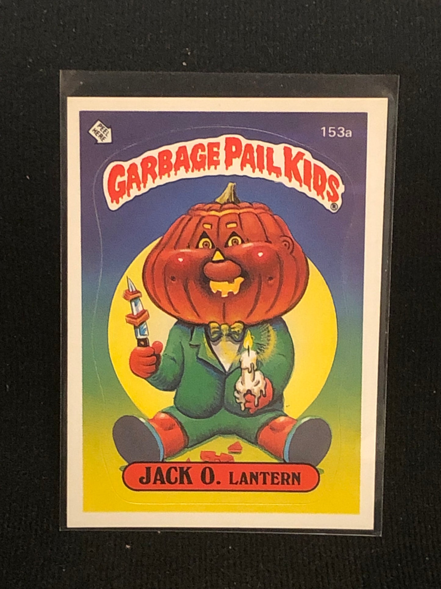 Garbage Pail Kids Original Series 4 (os4) 153a Jack O Lantern