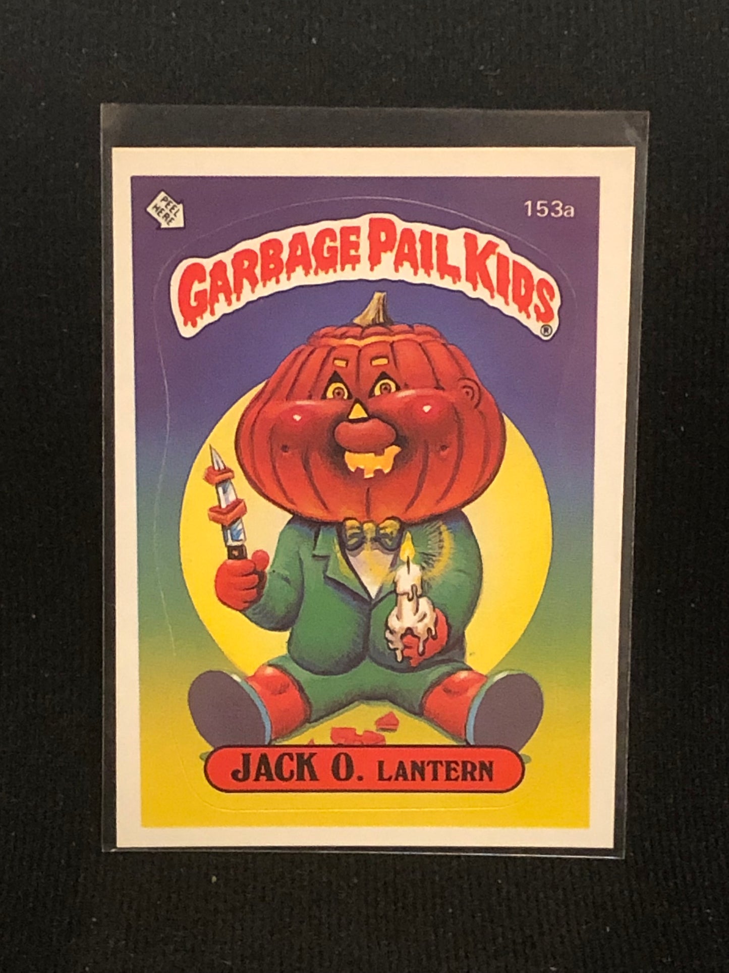 Garbage Pail Kids Original Series 4 (os4) 153a Jack O Lantern