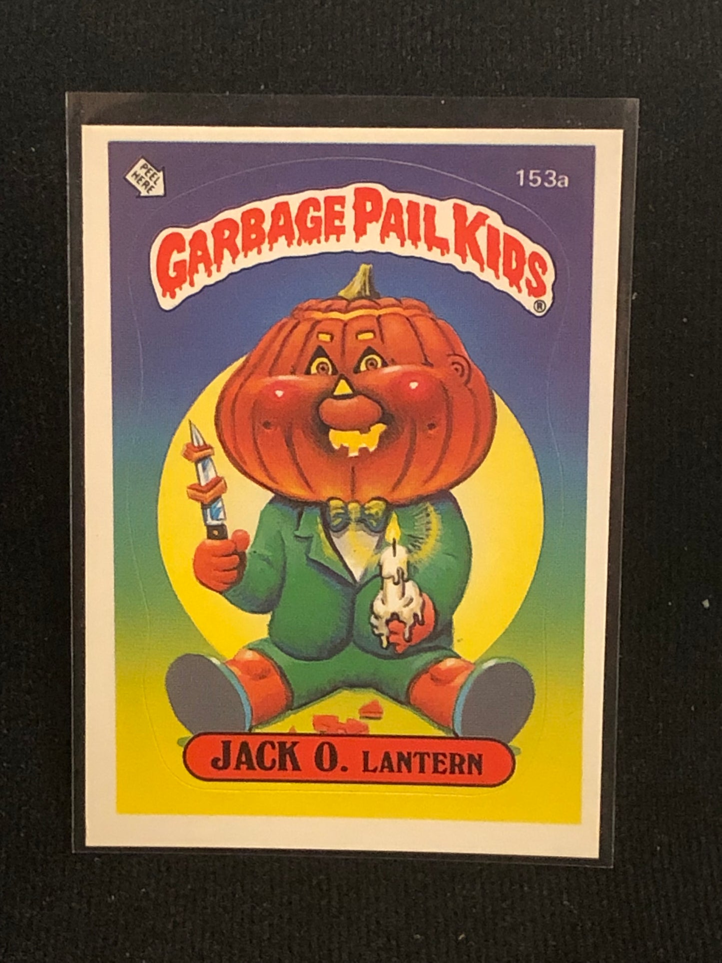 Garbage Pail Kids Original Series 4 (os4) 153a Jack O Lantern