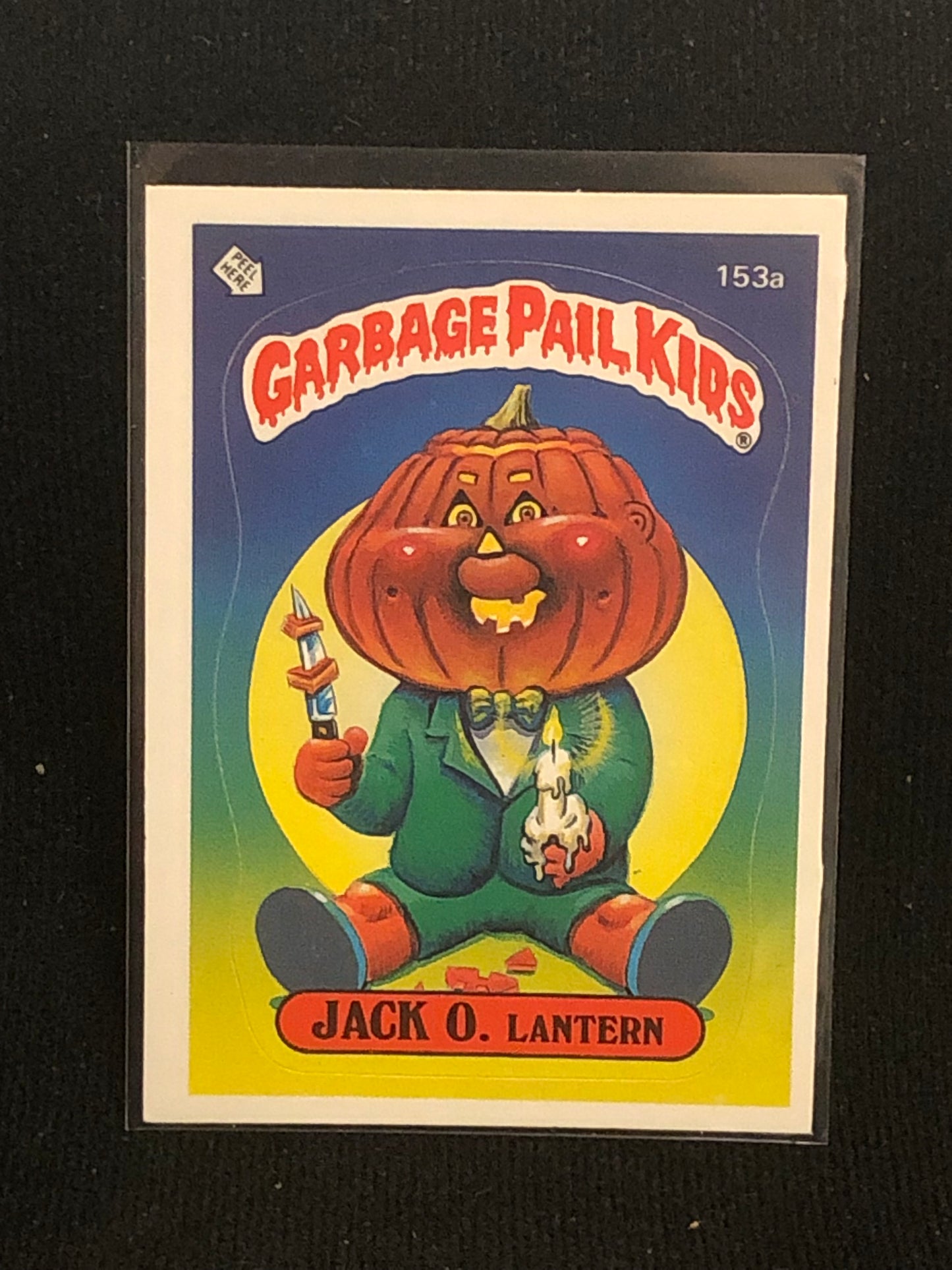 Garbage Pail Kids Original Series 4 (os4) 153a Jack O Lantern