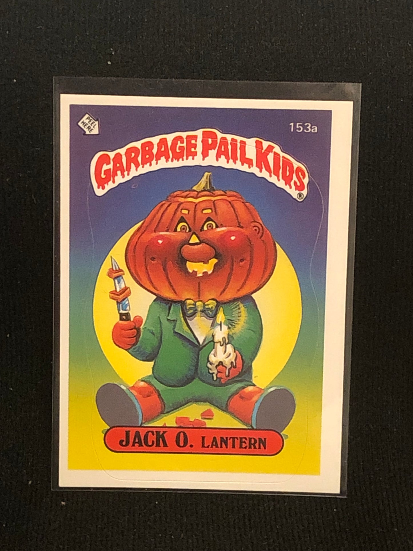 Garbage Pail Kids Original Series 4 (os4) 153a Jack O Lantern