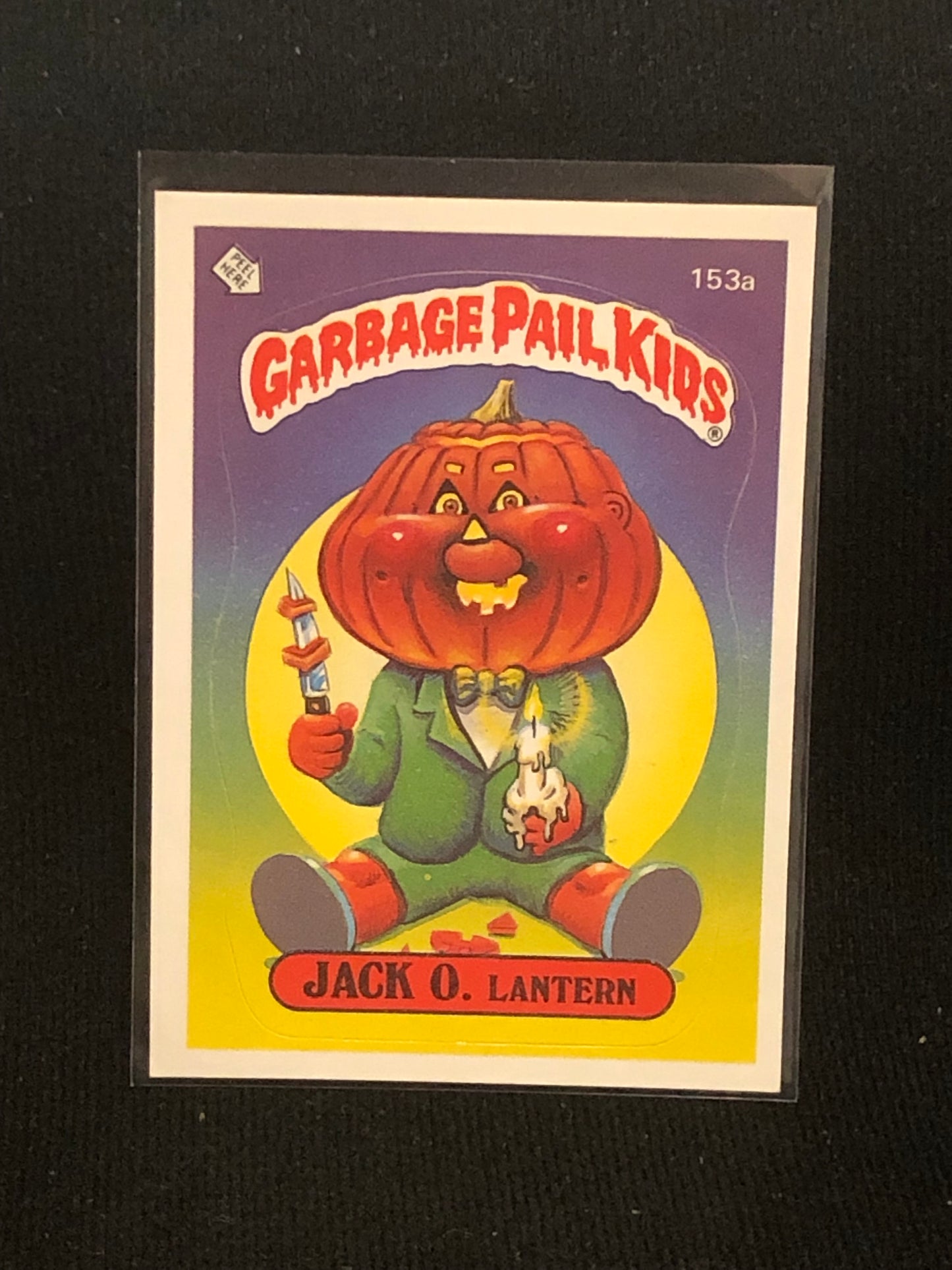 Garbage Pail Kids Original Series 4 (os4) 153a Jack O Lantern