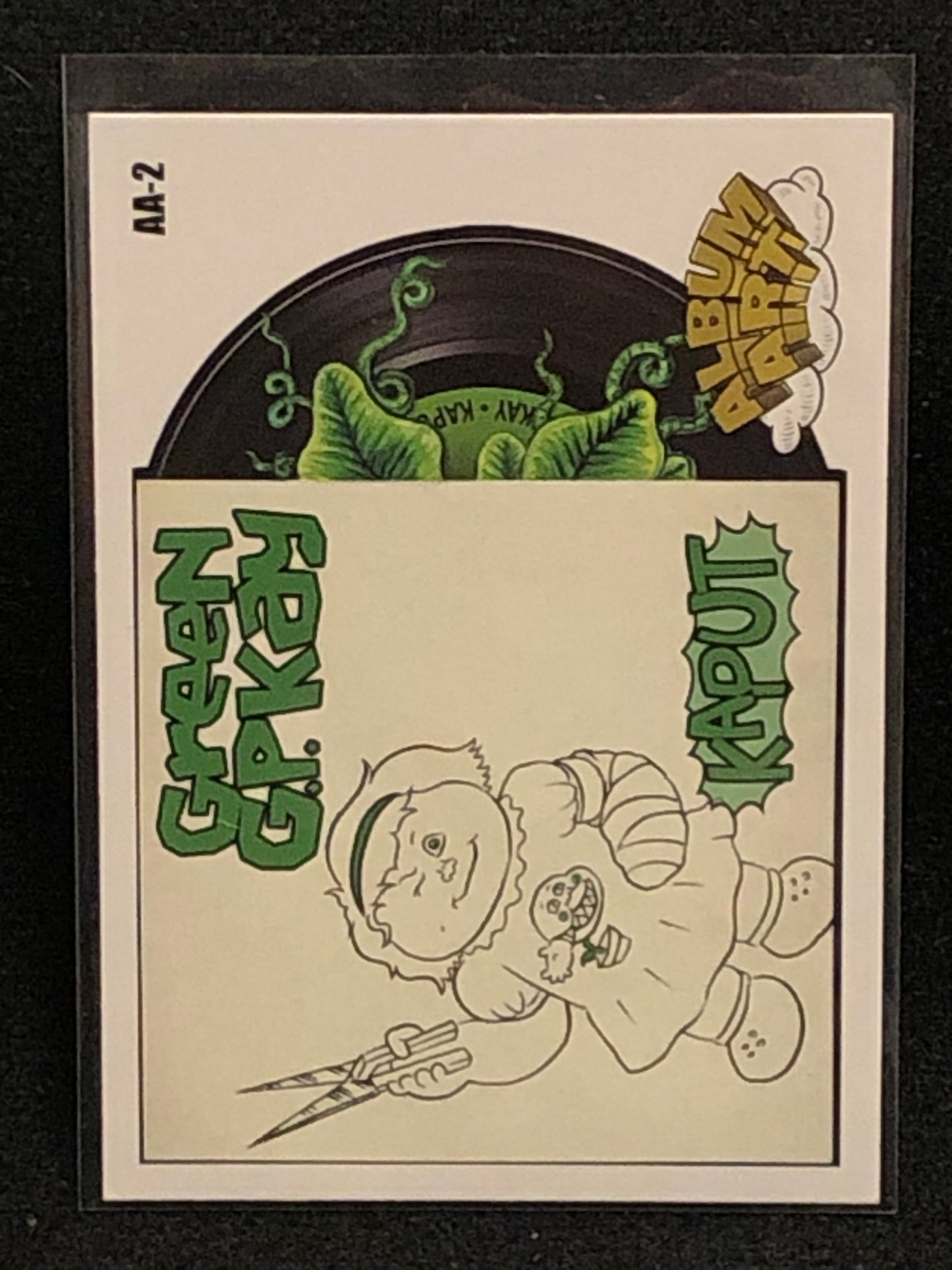 Garbage Pail Kids x Battle Of The Bands Green Day Album Art Singles