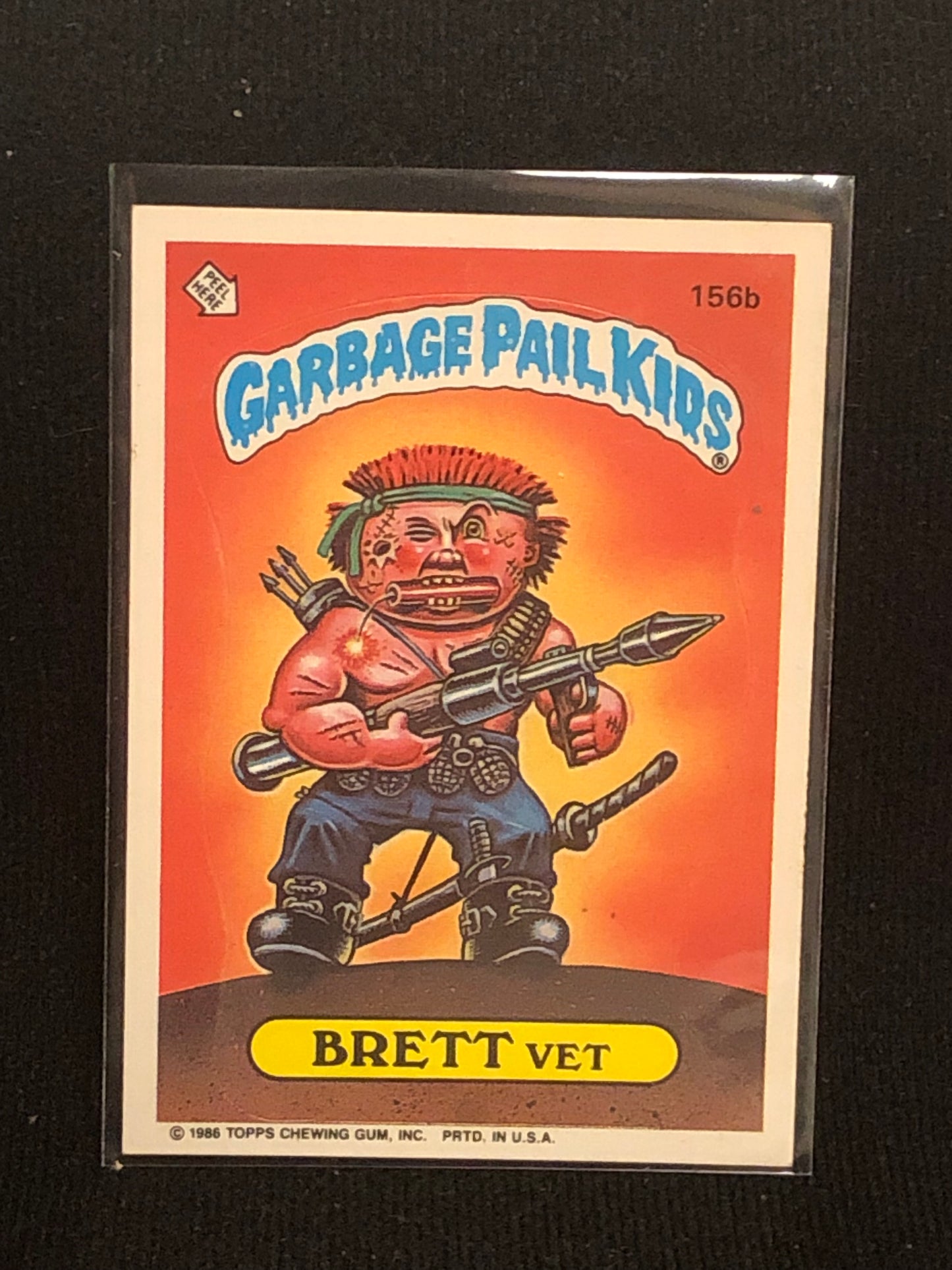 Garbage Pail Kids Original Series 4 (os4) 156a Warrin Warren