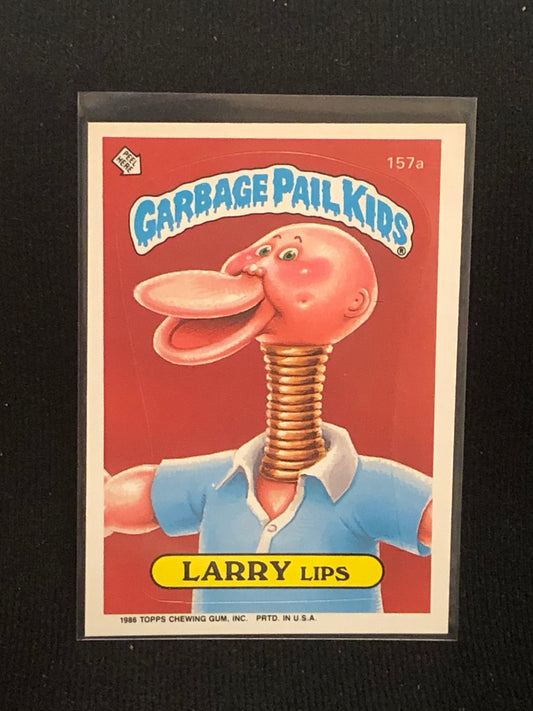 Garbage Pail Kids Original Series 4 (os4) 157a Larry Lips