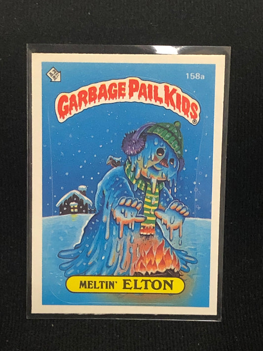 Garbage Pail Kids Original Series 4 (os4) 158a Meltin Elton