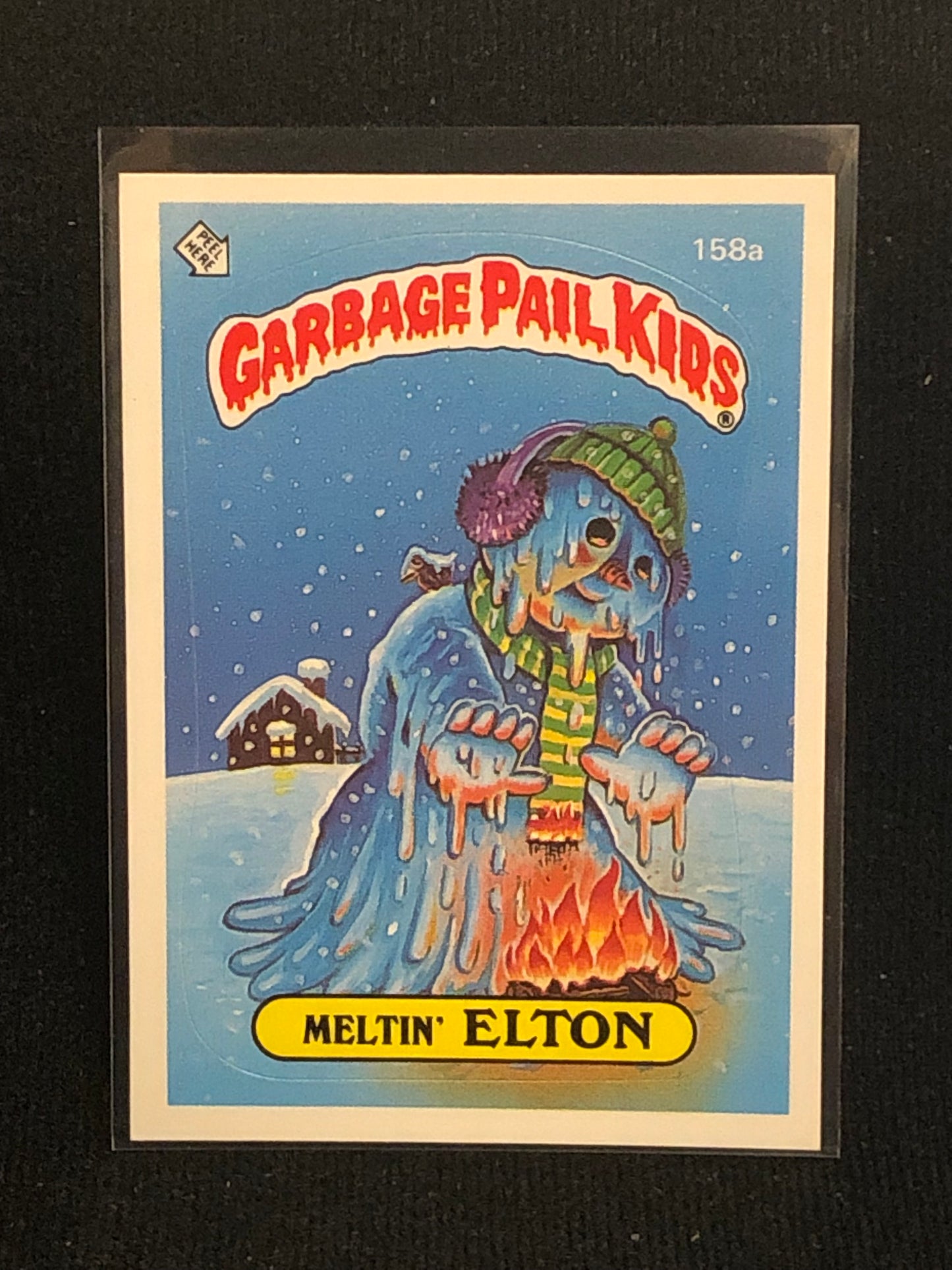 Garbage Pail Kids Original Series 4 (os4) 158a Meltin Elton