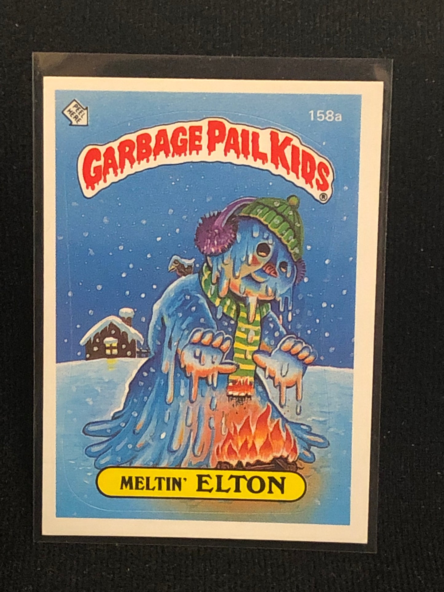 Garbage Pail Kids Original Series 4 (os4) 158a Meltin Elton