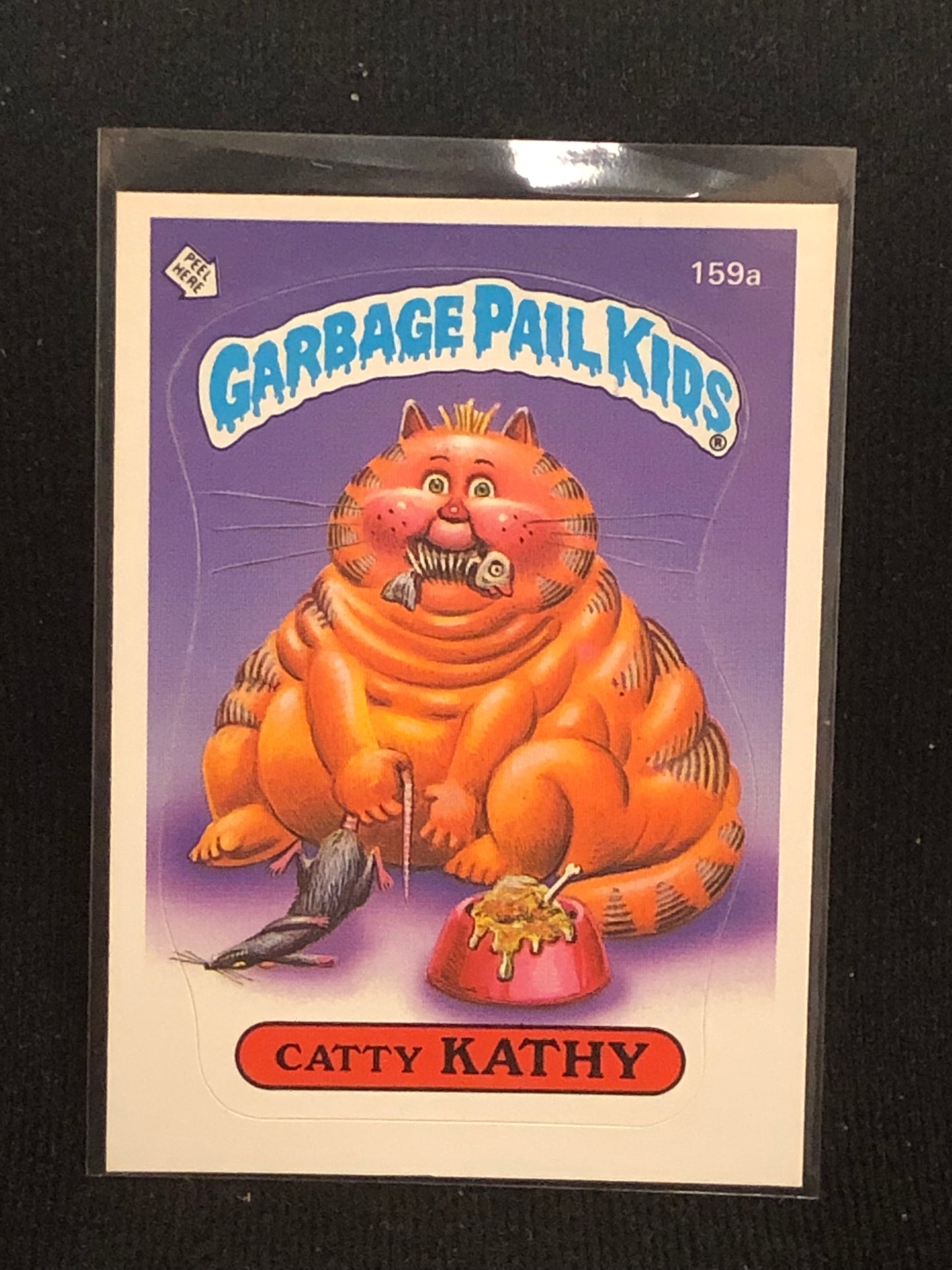 Garbage Pail Kids Original Series 4 (os4) 159a Catty Kathy