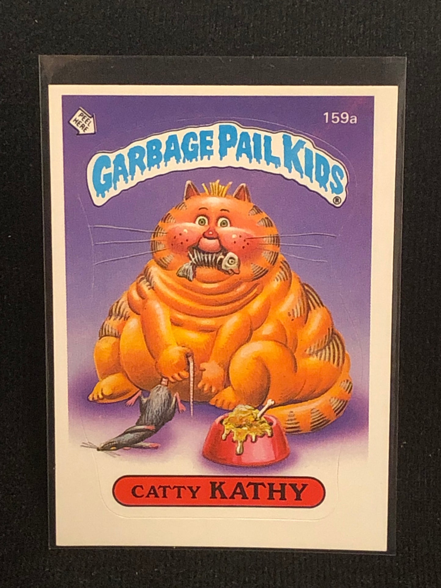 Garbage Pail Kids Original Series 4 (os4) 159a Catty Kathy