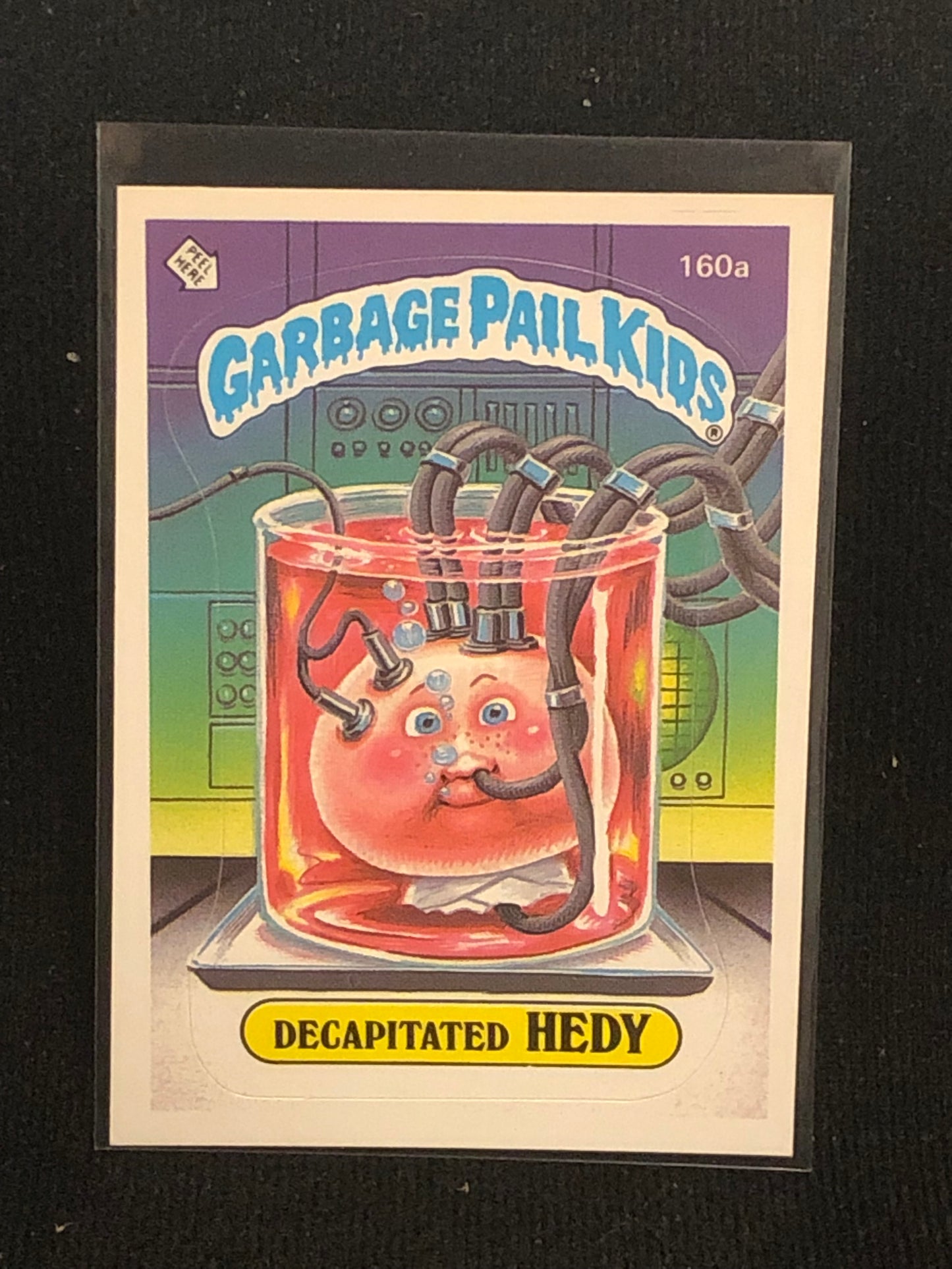 Garbage Pail Kids Original Series 4 (os4) 160a Decapitated Hedy