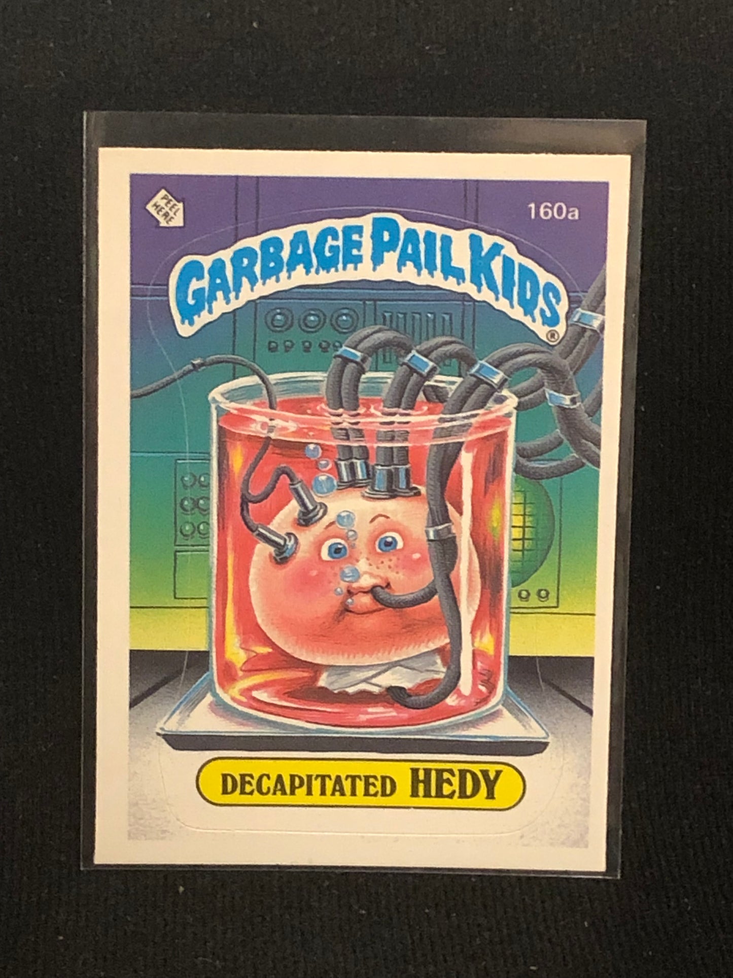 Garbage Pail Kids Original Series 4 (os4) 160a Decapitated Hedy