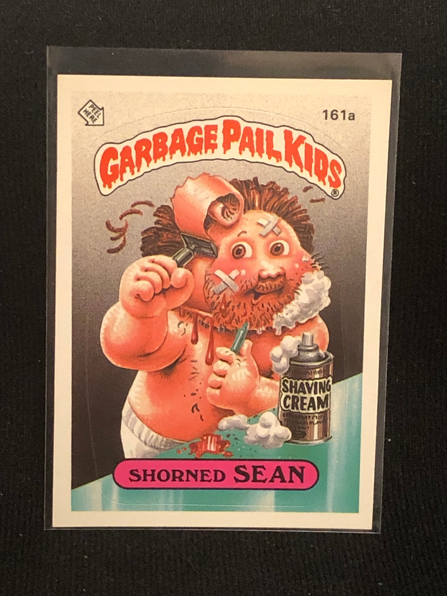 Garbage Pail Kids Original Series 4 (os4) 161a Shorned Sean