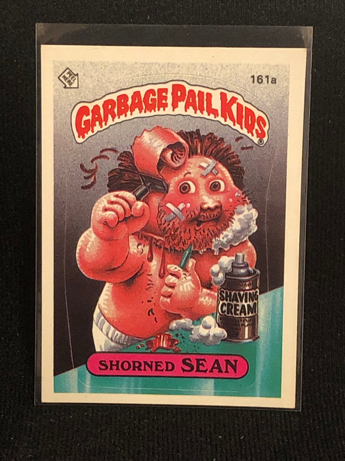 Garbage Pail Kids Original Series 4 (os4) 161a Shorned Sean