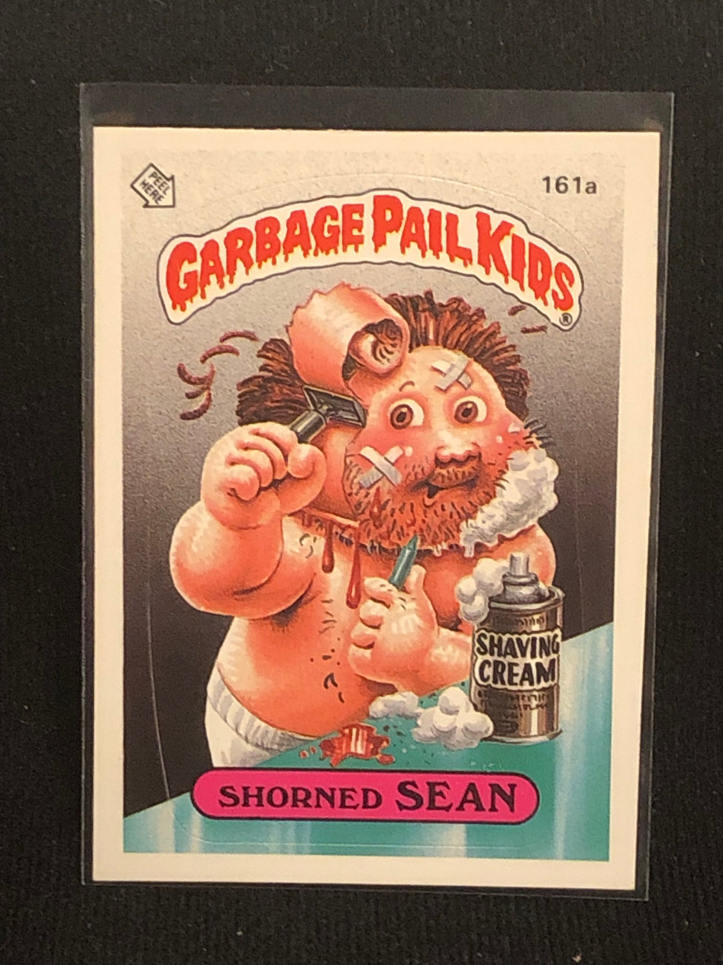 Garbage Pail Kids Original Series 4 (os4) 161a Shorned Sean