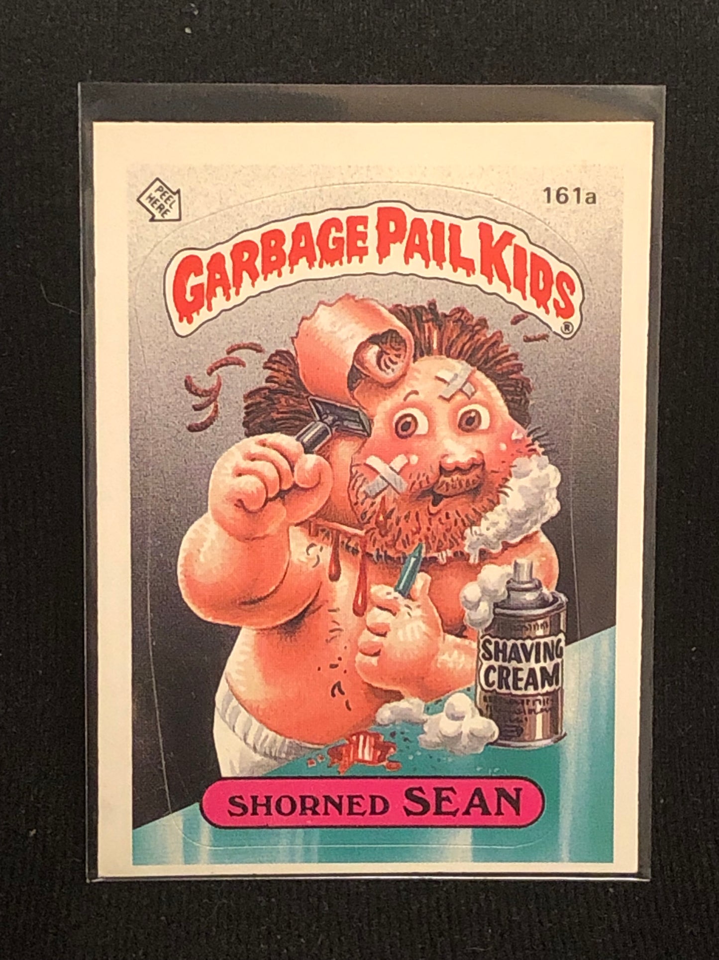 Garbage Pail Kids Original Series 4 (os4) 161a Shorned Sean