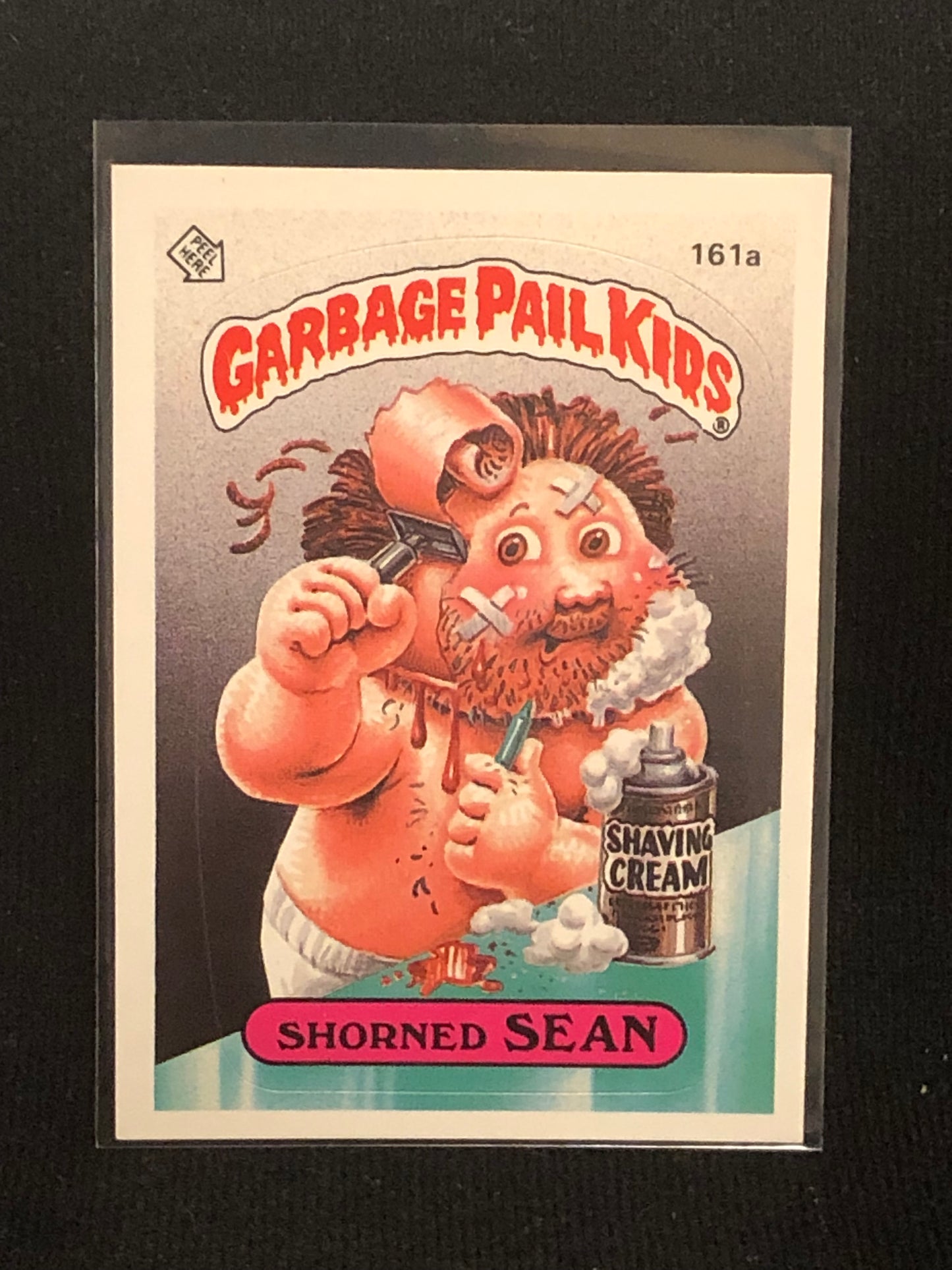 Garbage Pail Kids Original Series 4 (os4) 161a Shorned Sean