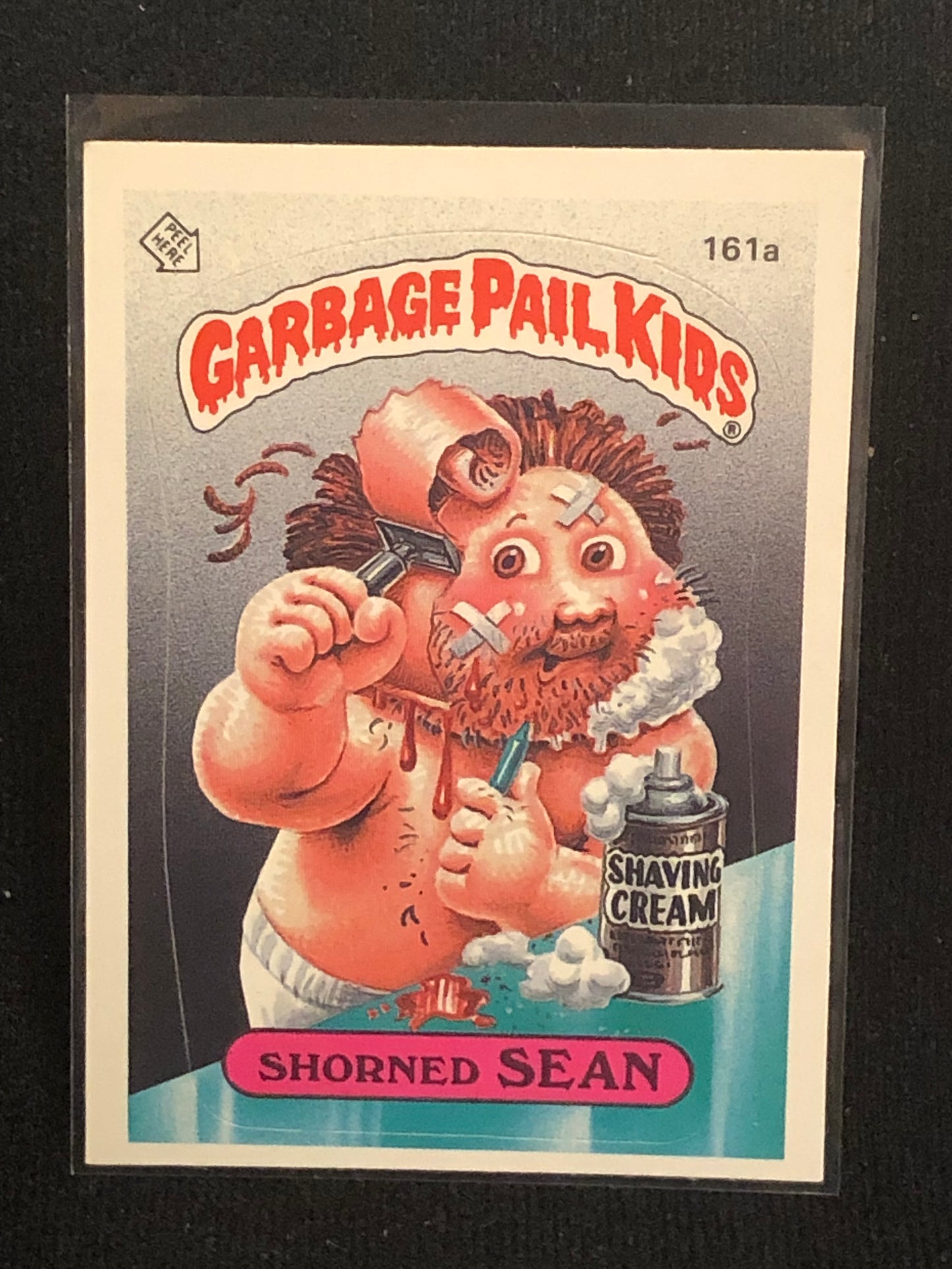 Garbage Pail Kids Original Series 4 (os4) 161a Shorned Sean