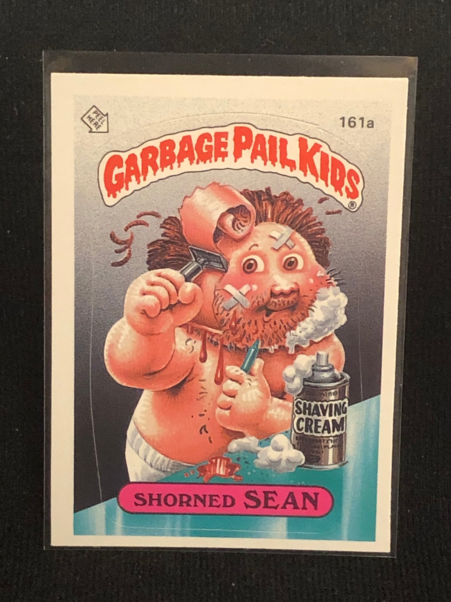 Garbage Pail Kids Original Series 4 (os4) 161a Shorned Sean