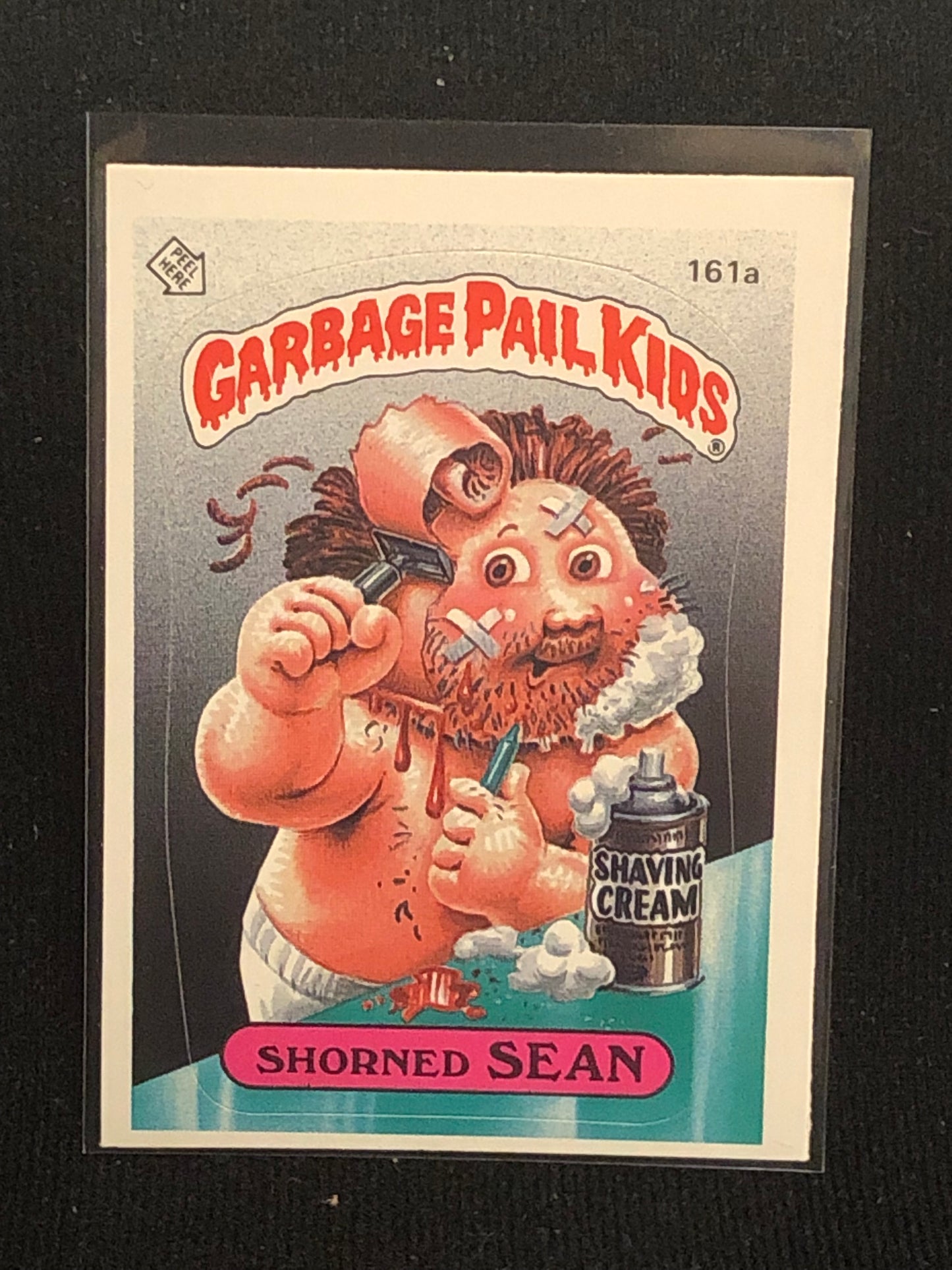 Garbage Pail Kids Original Series 4 (os4) 161a Shorned Sean