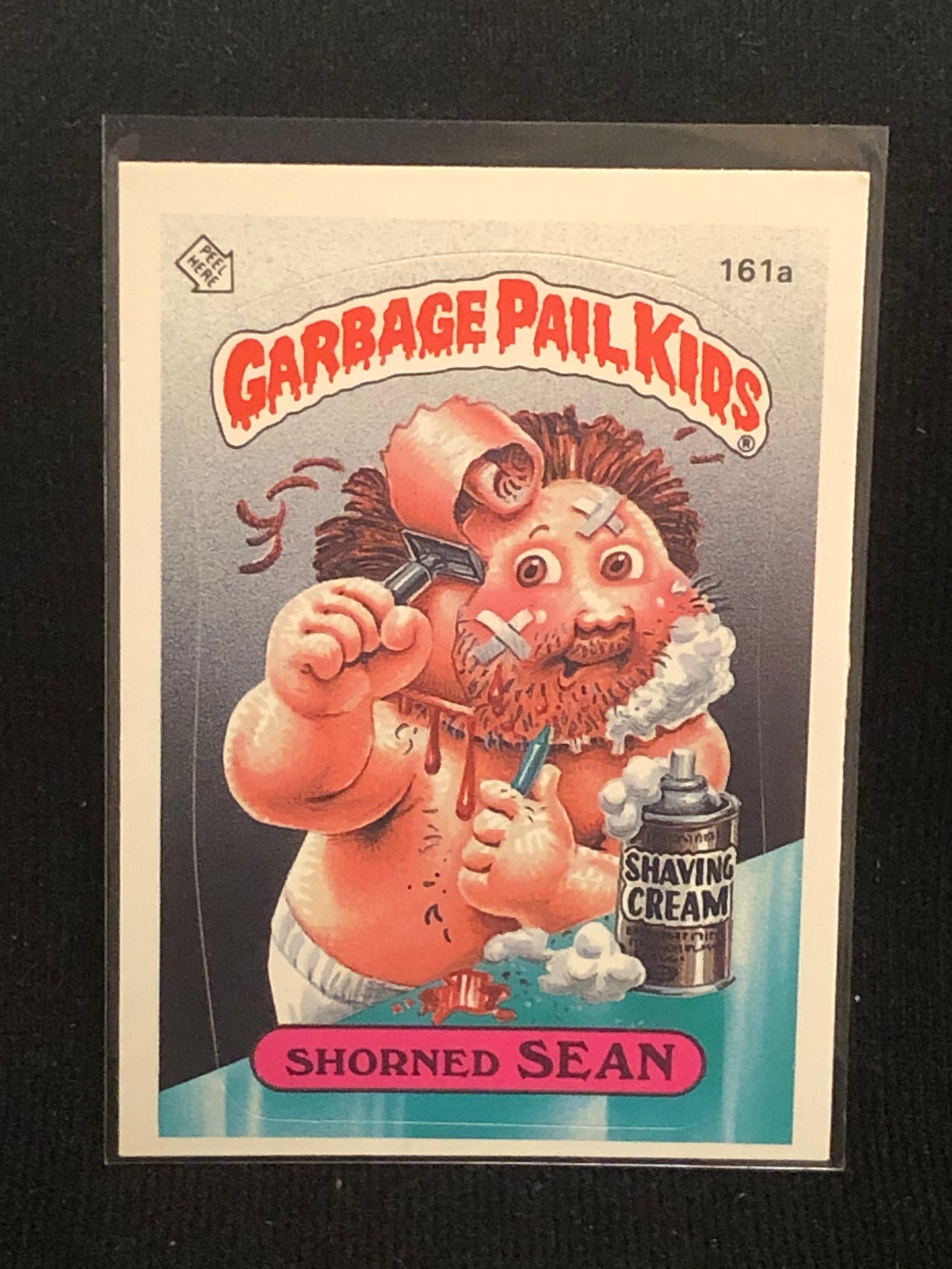 Garbage Pail Kids Original Series 4 (os4) 161a Shorned Sean