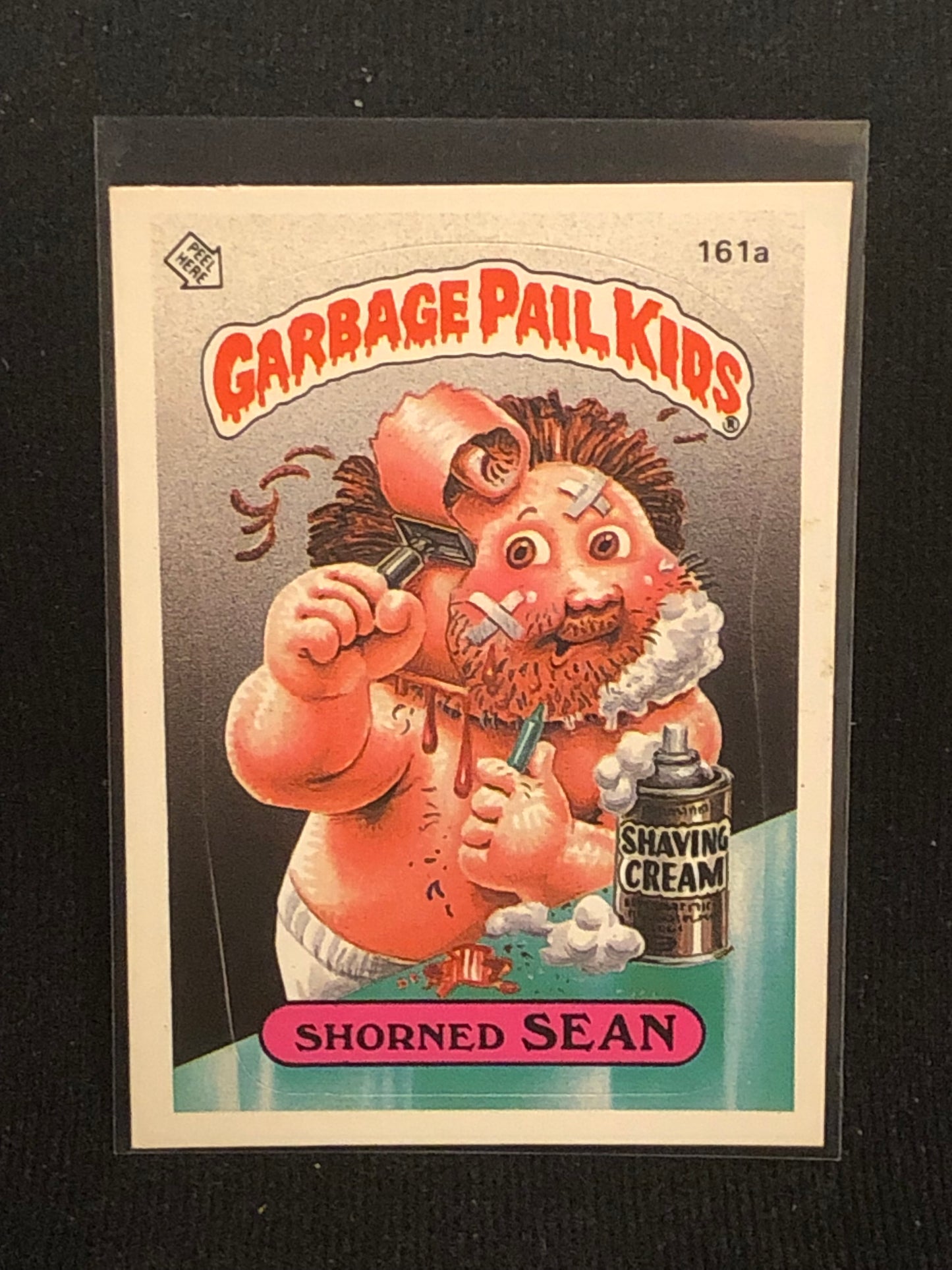 Garbage Pail Kids Original Series 4 (os4) 161a Shorned Sean