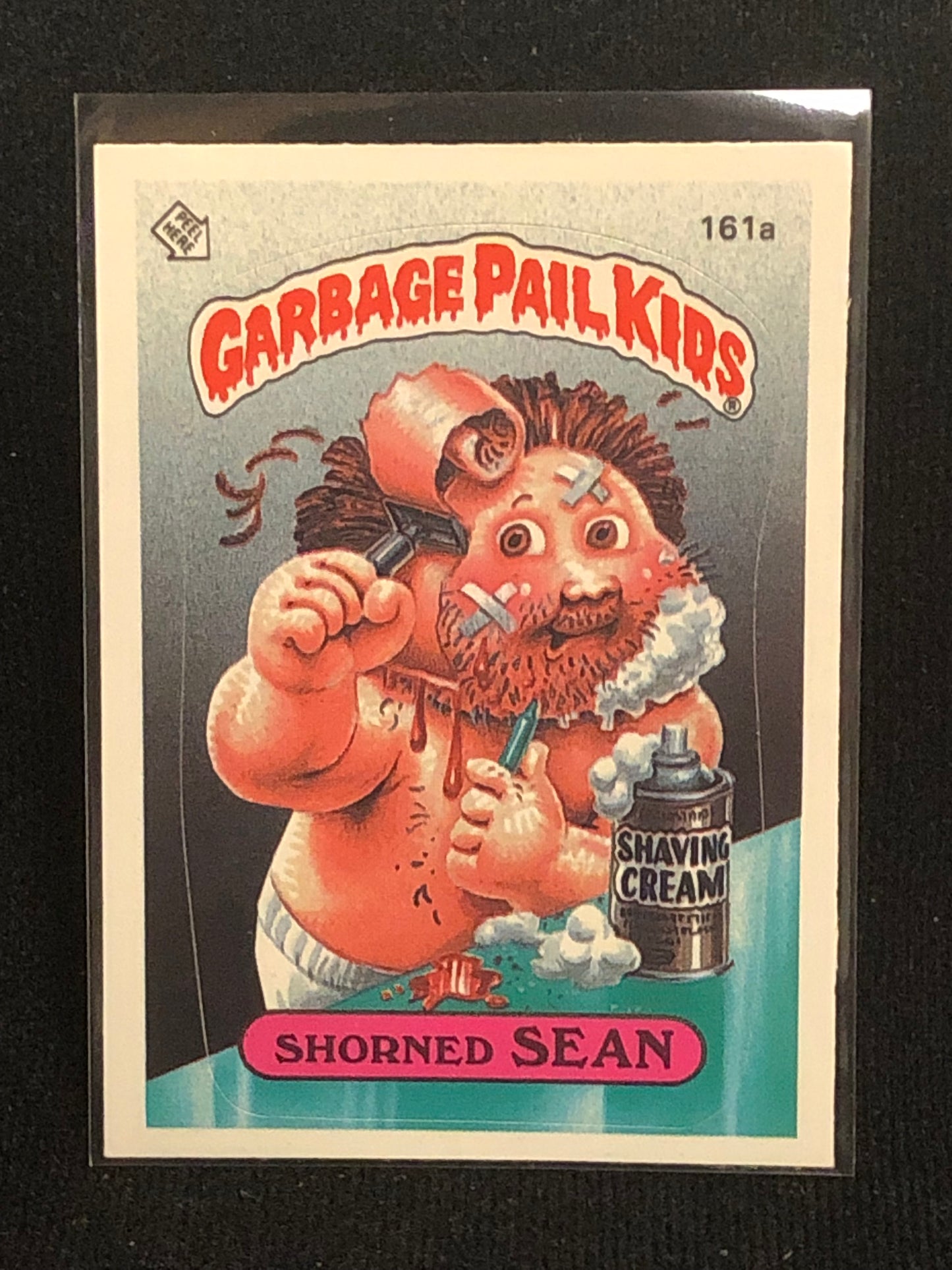 Garbage Pail Kids Original Series 4 (os4) 161a Shorned Sean