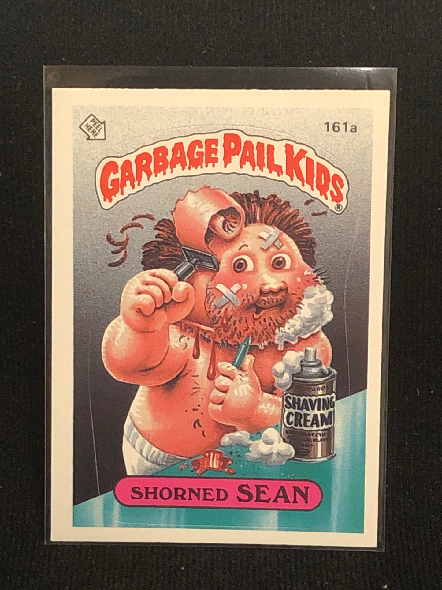 Garbage Pail Kids Original Series 4 (os4) 161a Shorned Sean