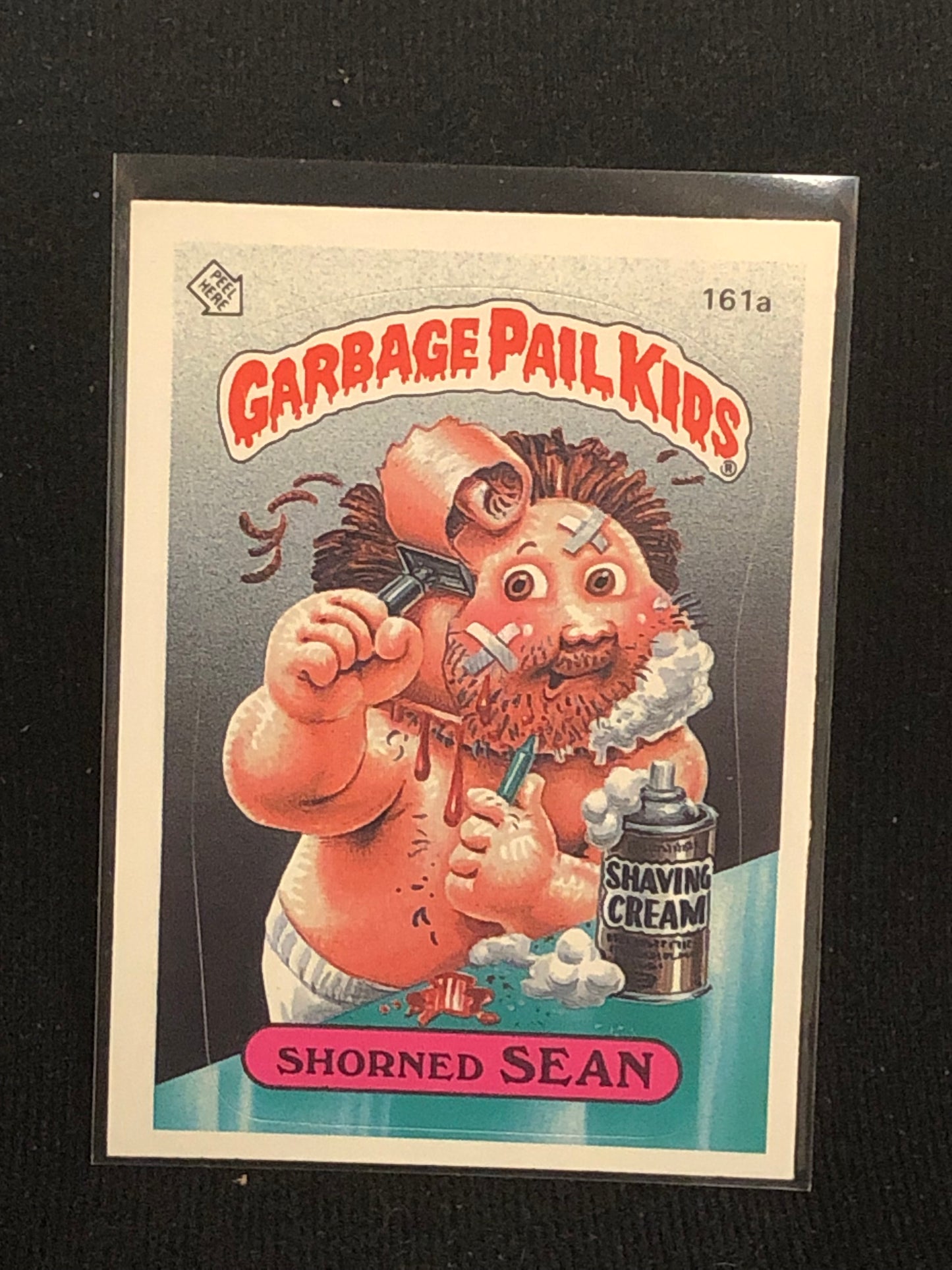 Garbage Pail Kids Original Series 4 (os4) 161a Shorned Sean